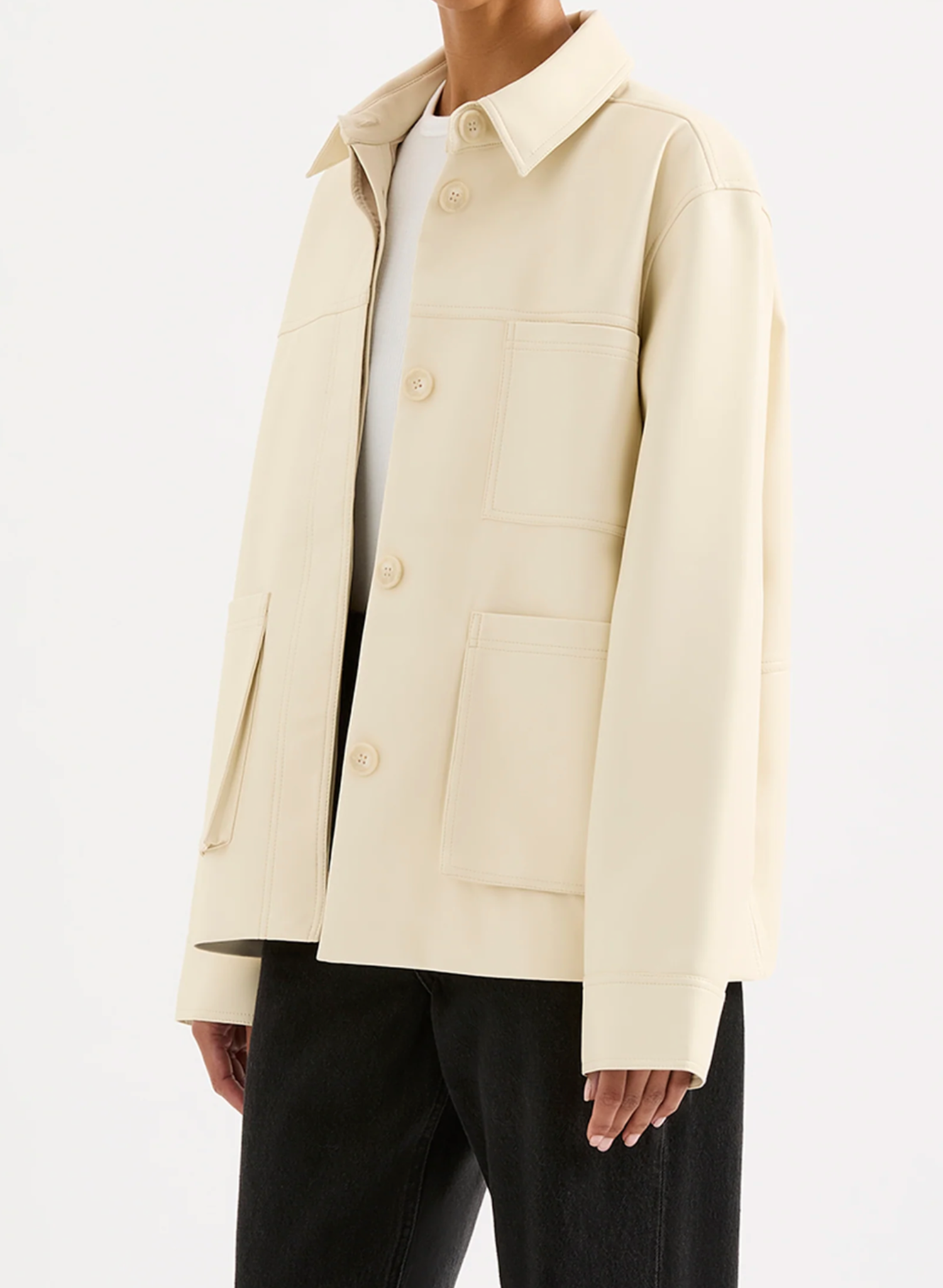 Telsey Faux Leather Jacket