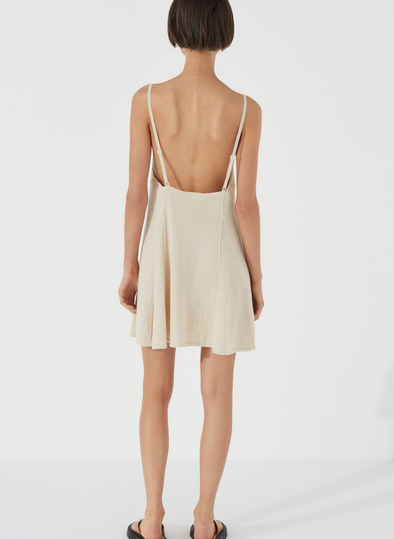 Stone Panelled Knit Mini Dress