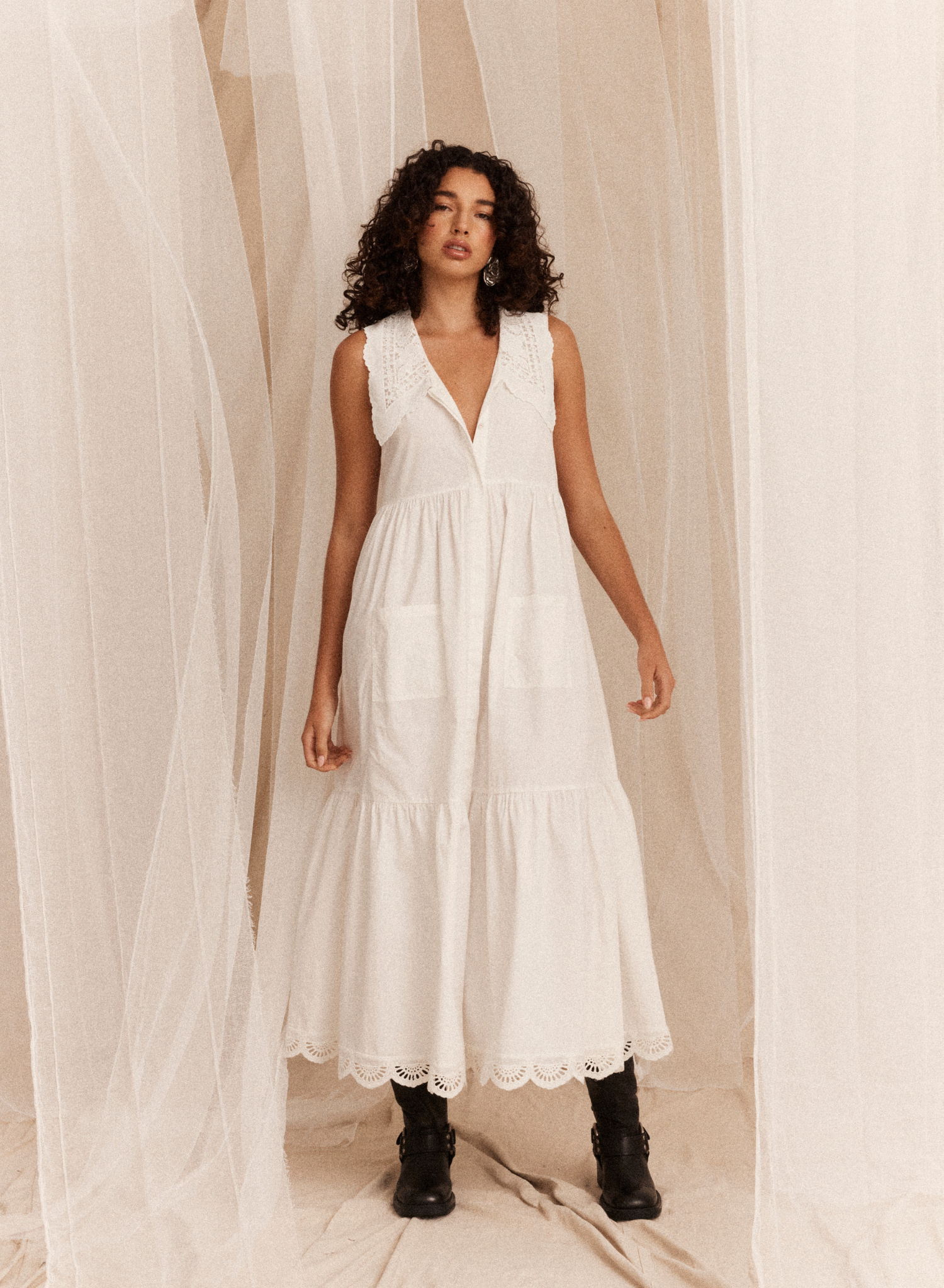 Florence Tulip Tiered Maxi Dress