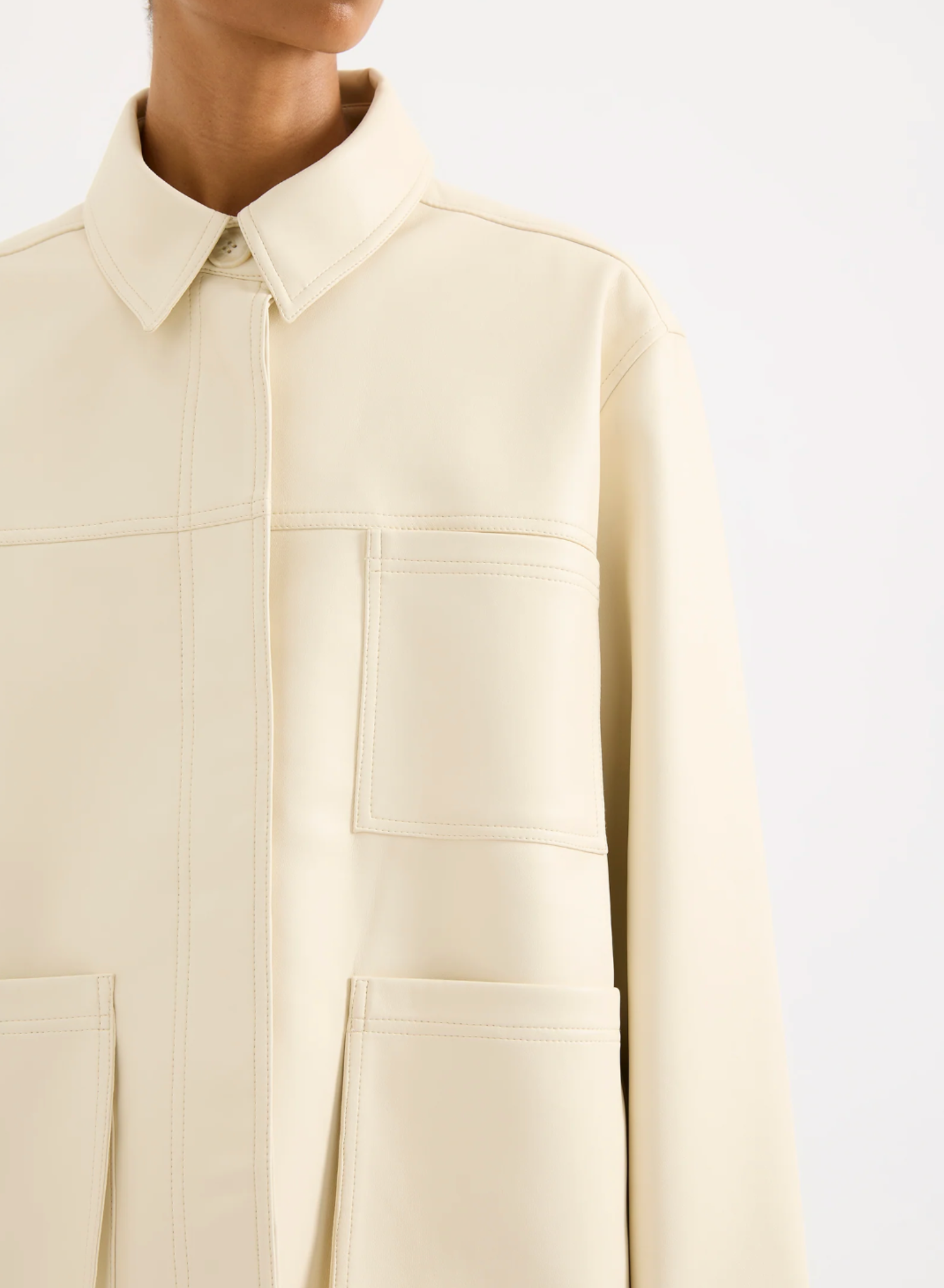 Telsey Faux Leather Jacket