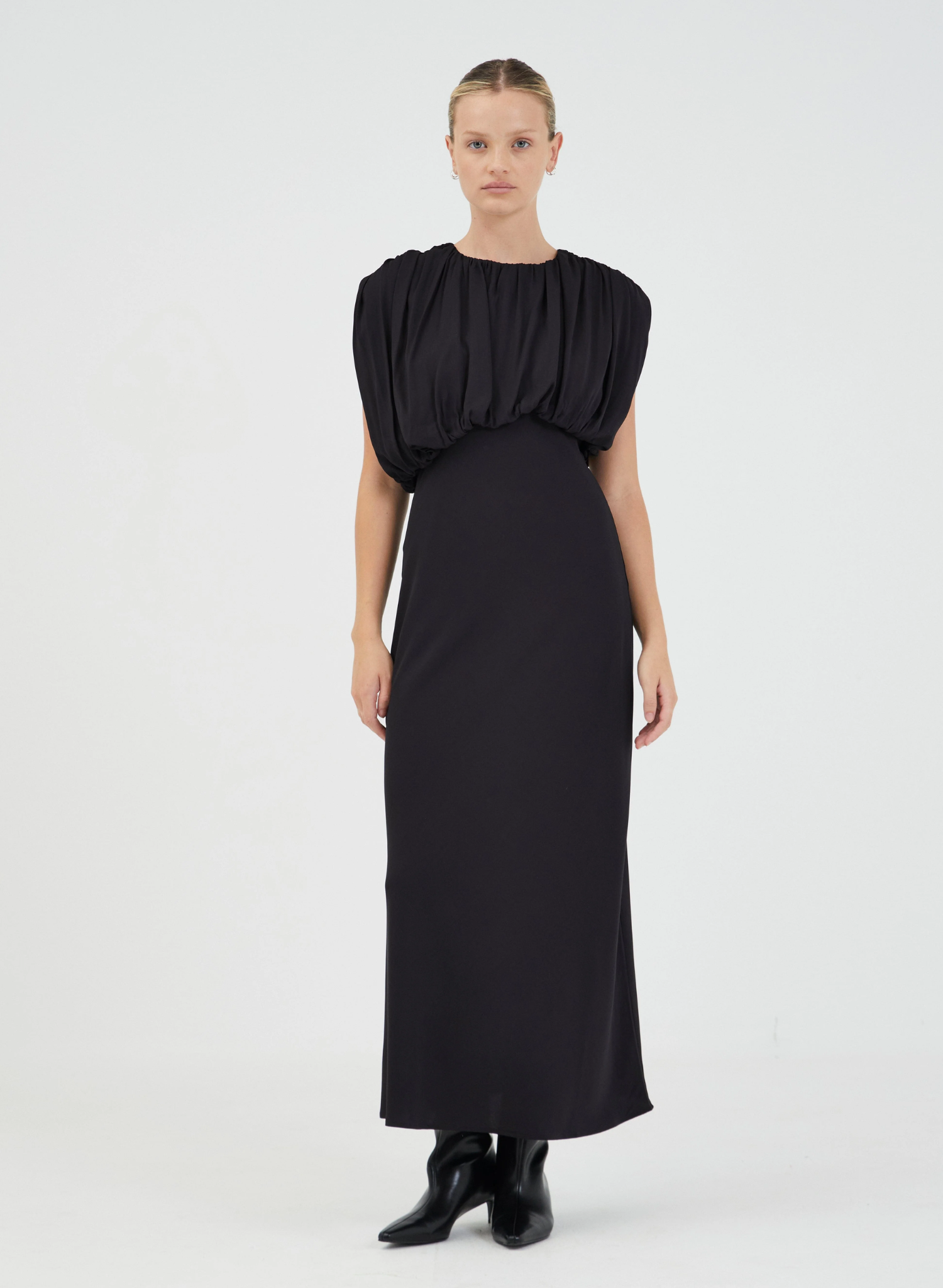 Seraphic Midi Dress - Black