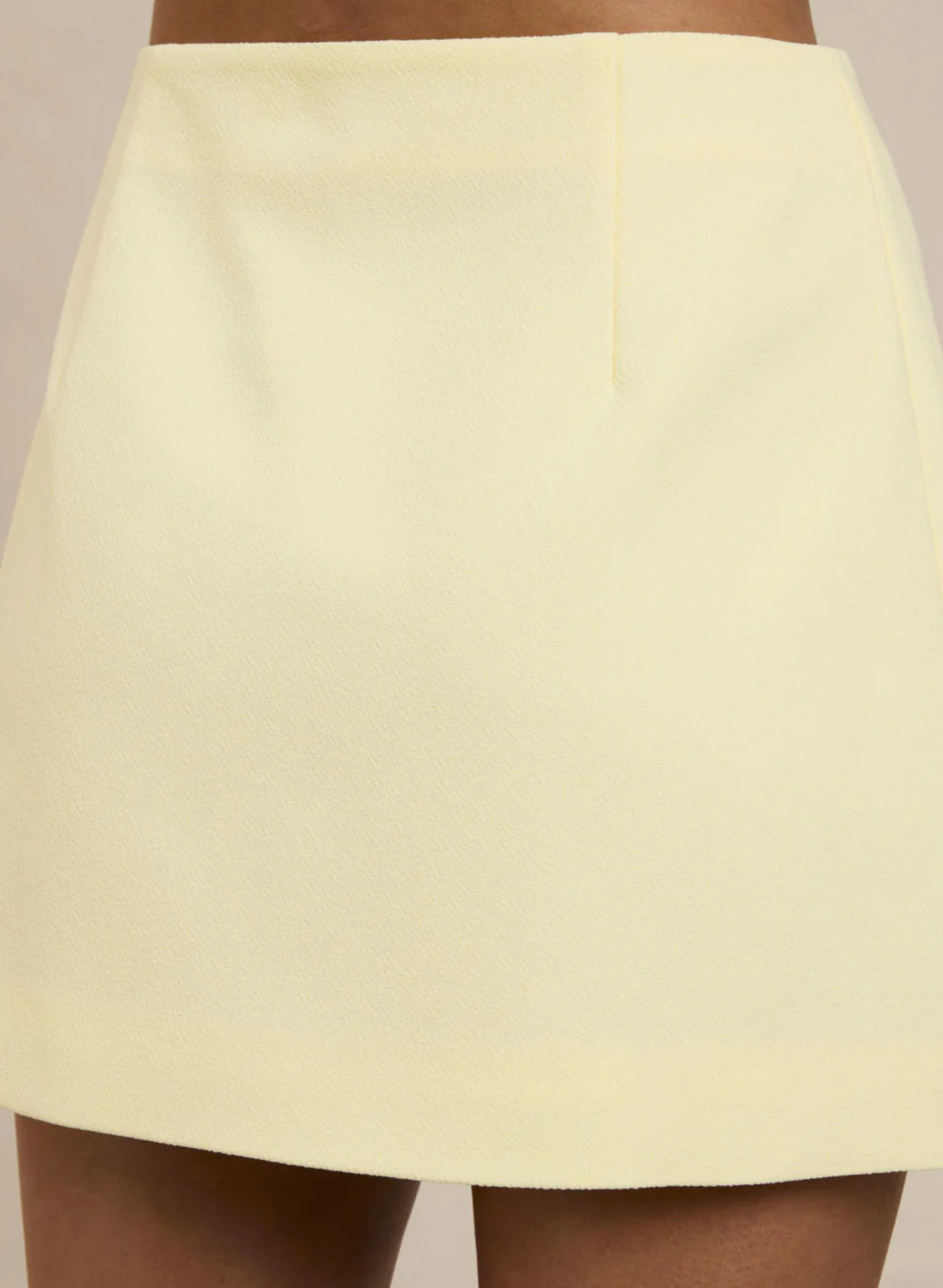 Citrine Mini Skirt - Lemon