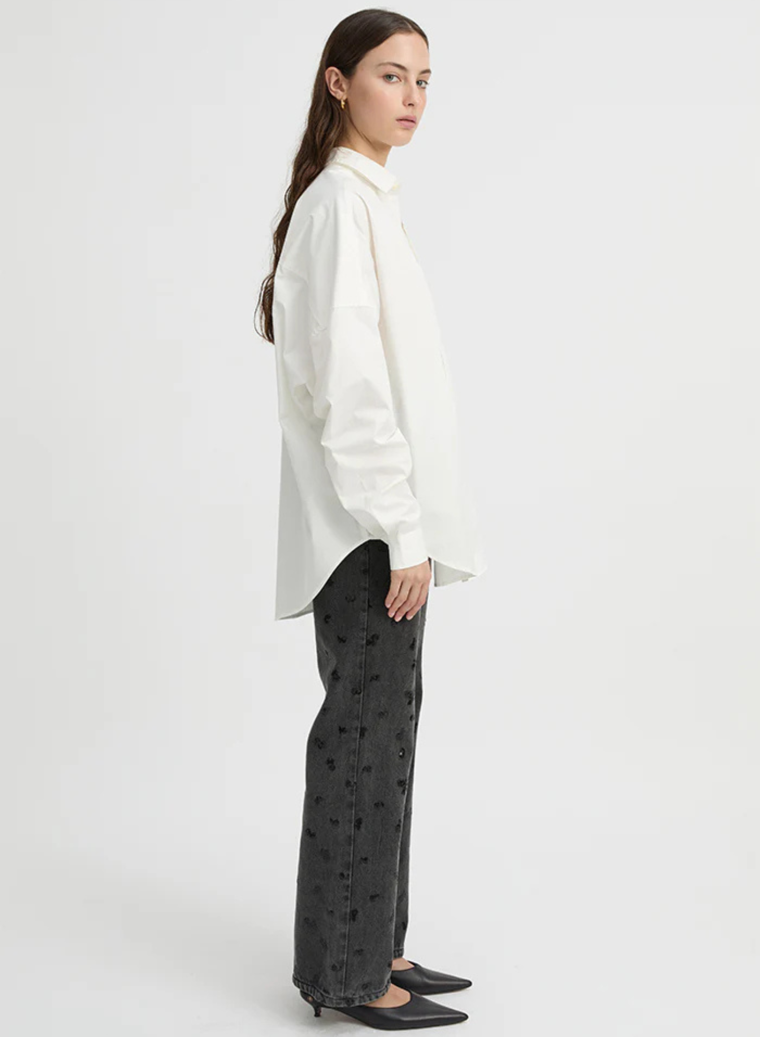 Jeanne Shirt White