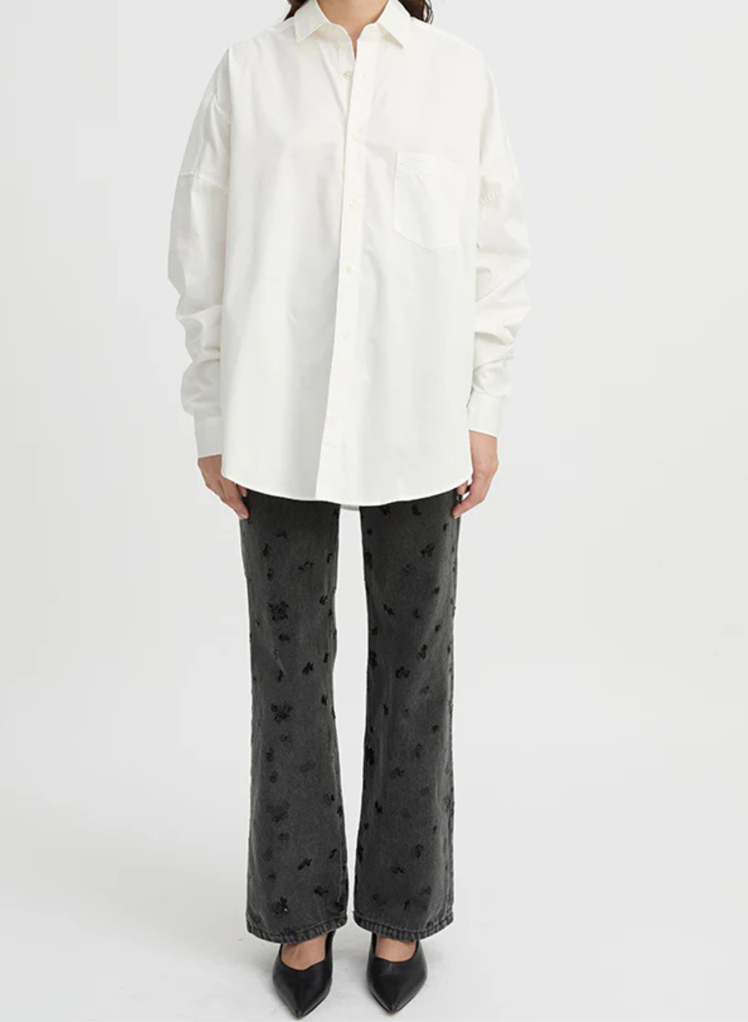 Jeanne Shirt White