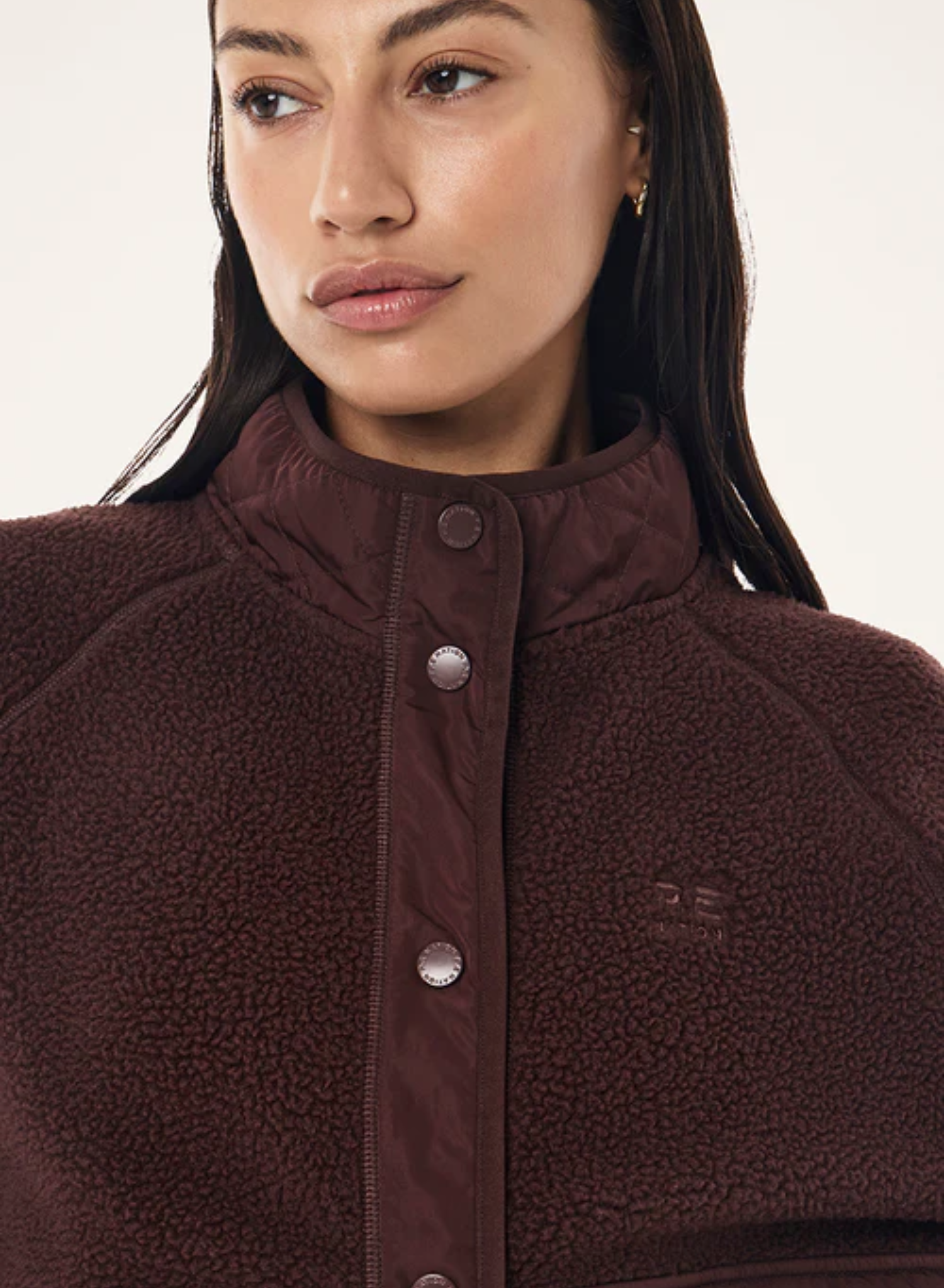 Technique Quilt Jacket - Mahogany