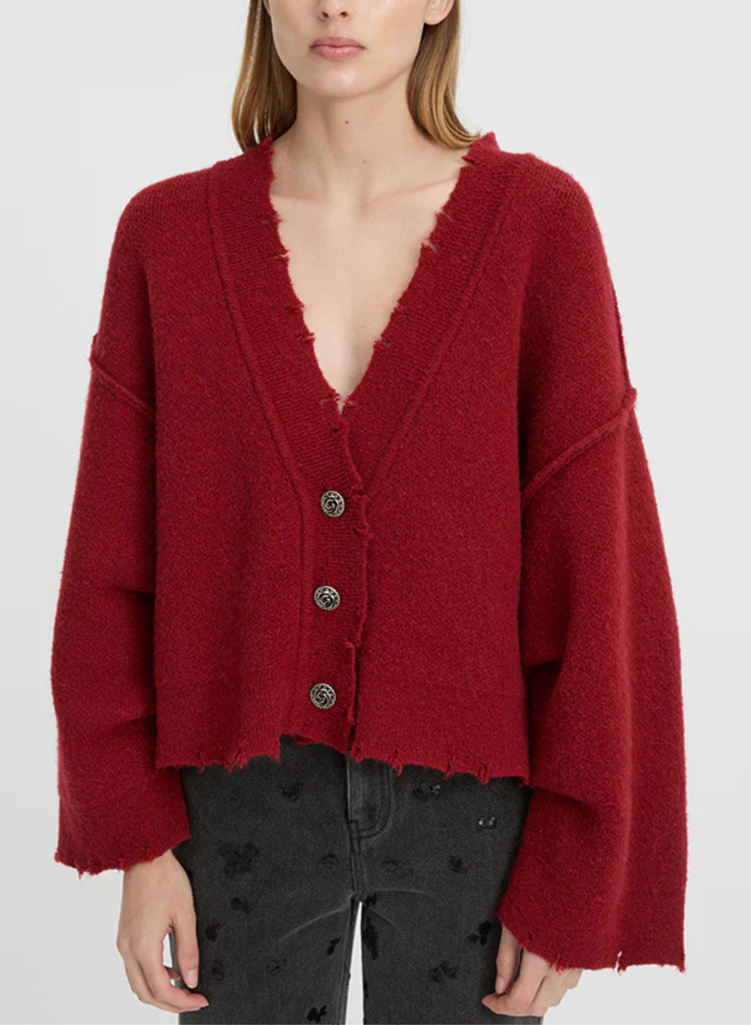 Pepa Cardigan Burgundy