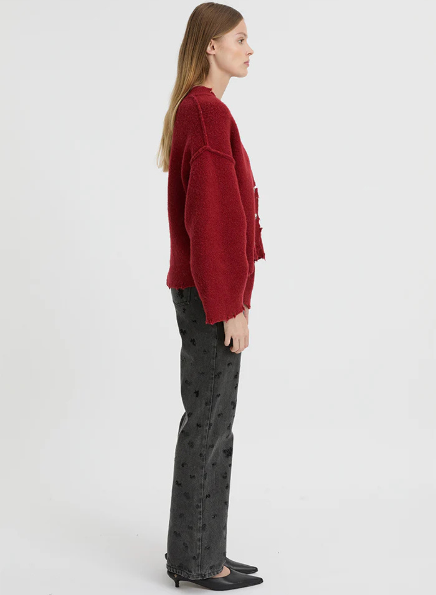 Pepa Cardigan Burgundy