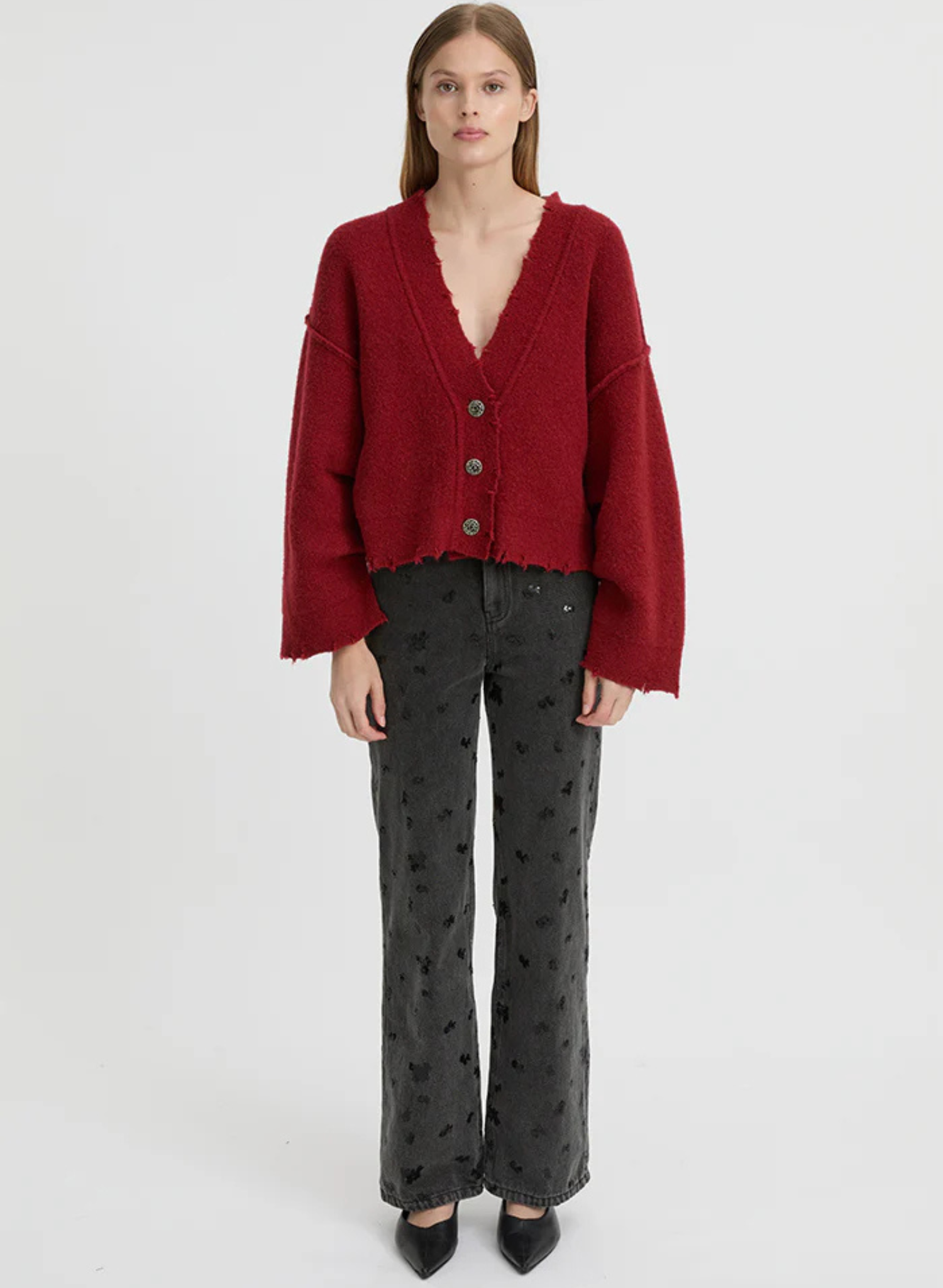 Pepa Cardigan Burgundy