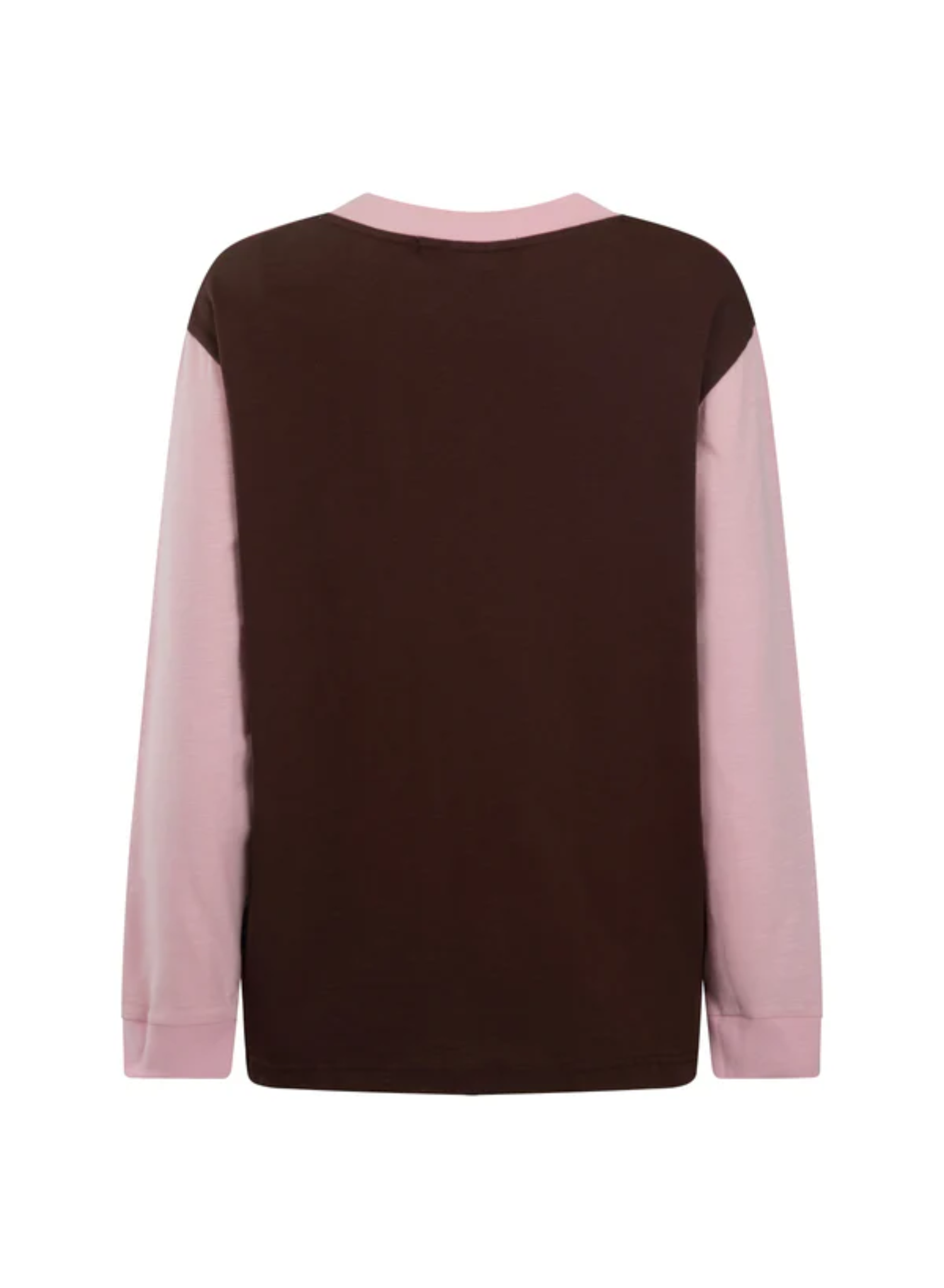 The James Splice Long Sleeve Tee - Rose Quartz