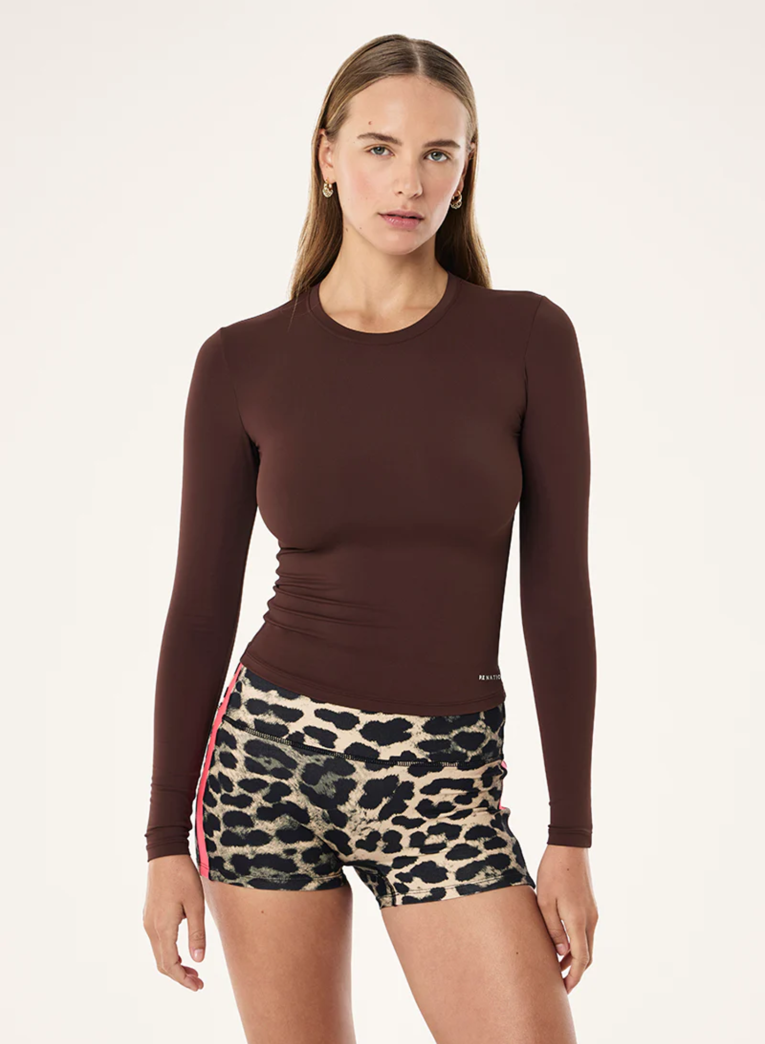Foundation Long Sleeve Top - Mahogany