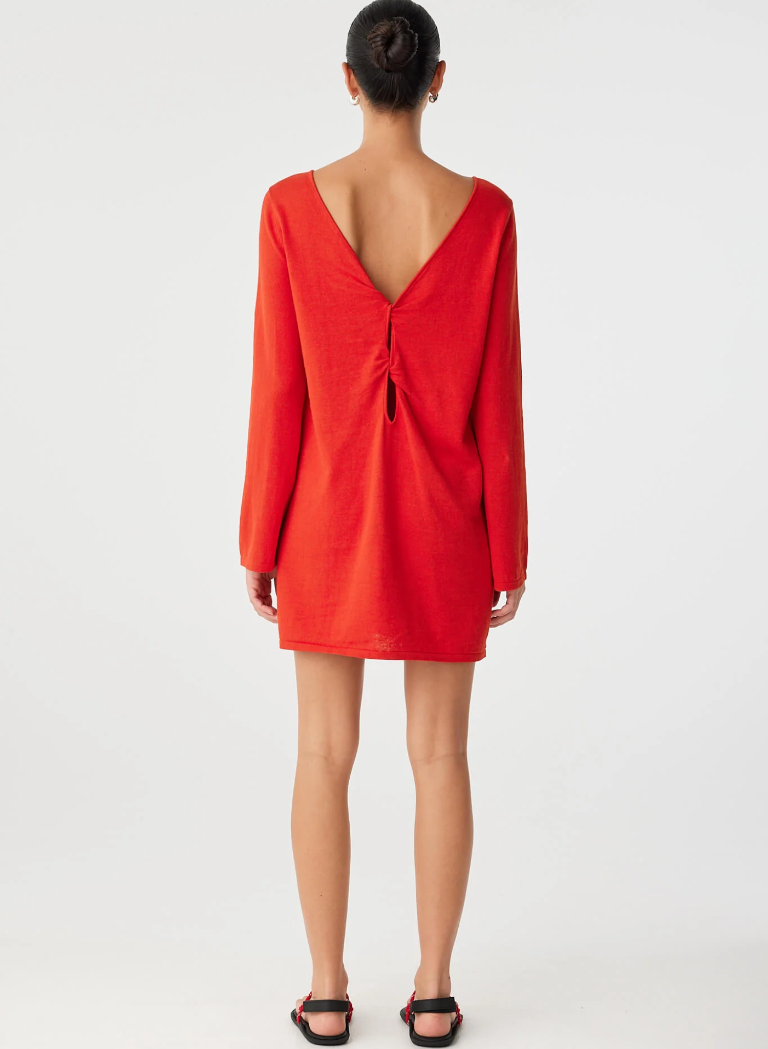 Paloma Dress - Cherry Red