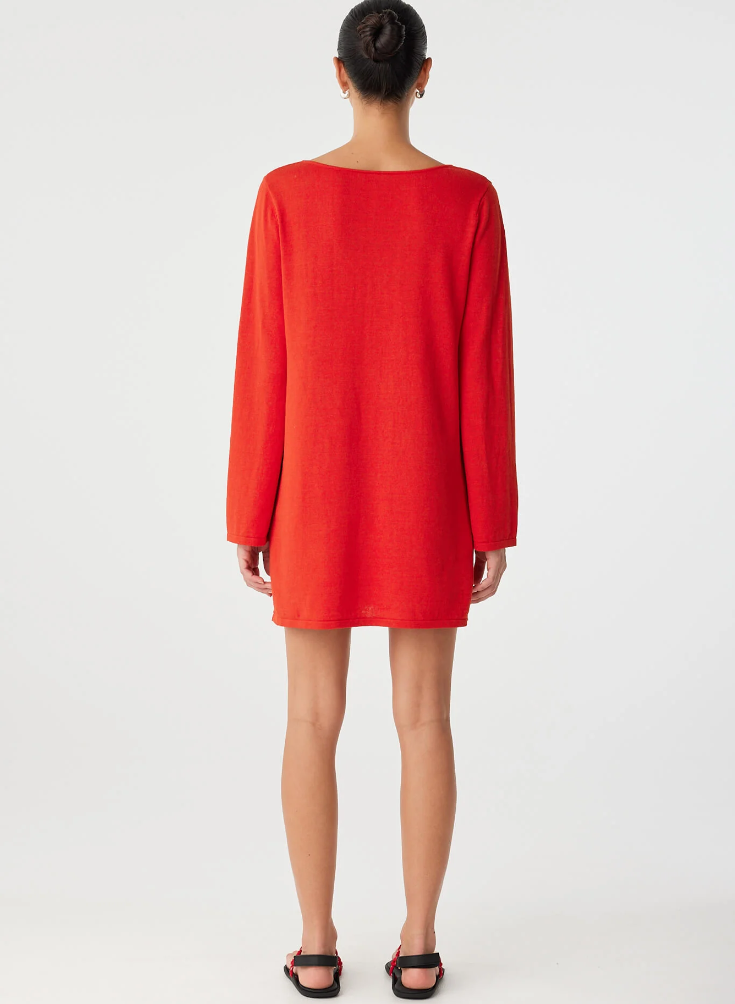 Paloma Dress - Cherry Red