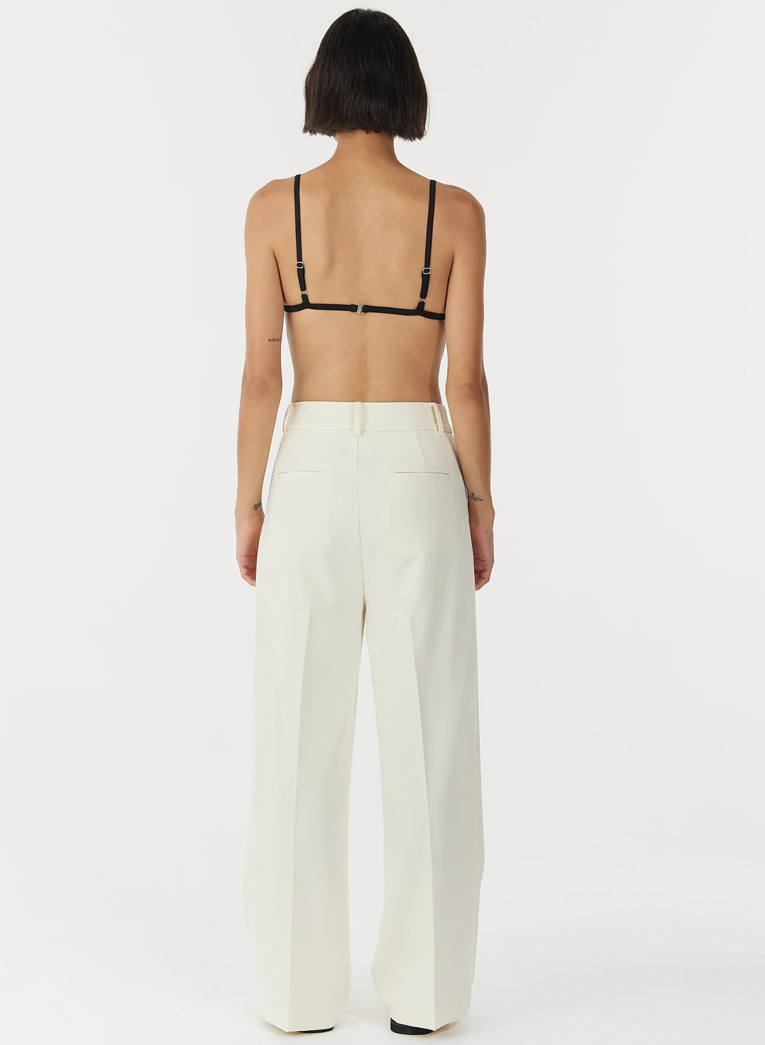 Skyline Tailored Trousers - Cream