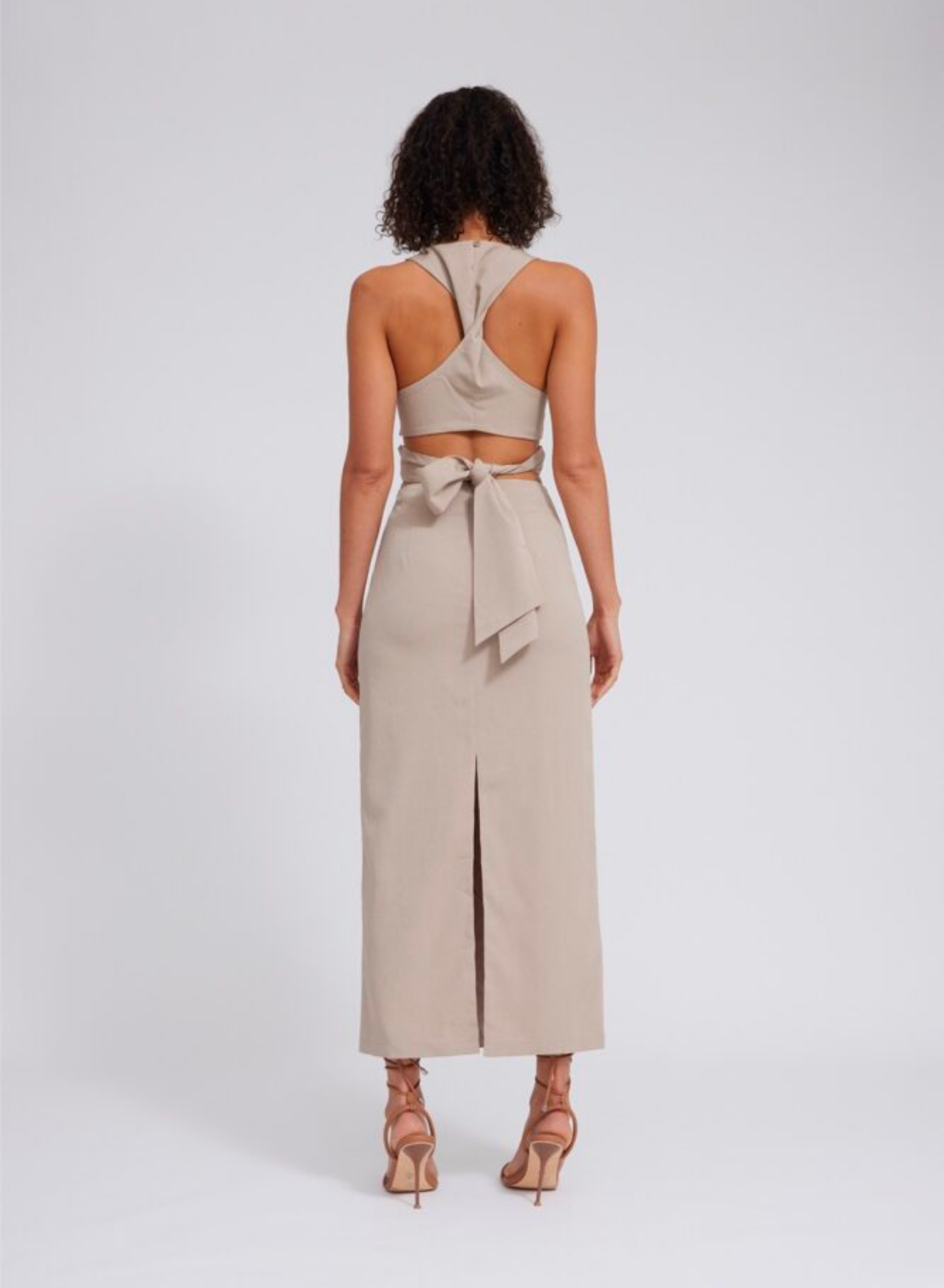 Safiya Dress in Ecru