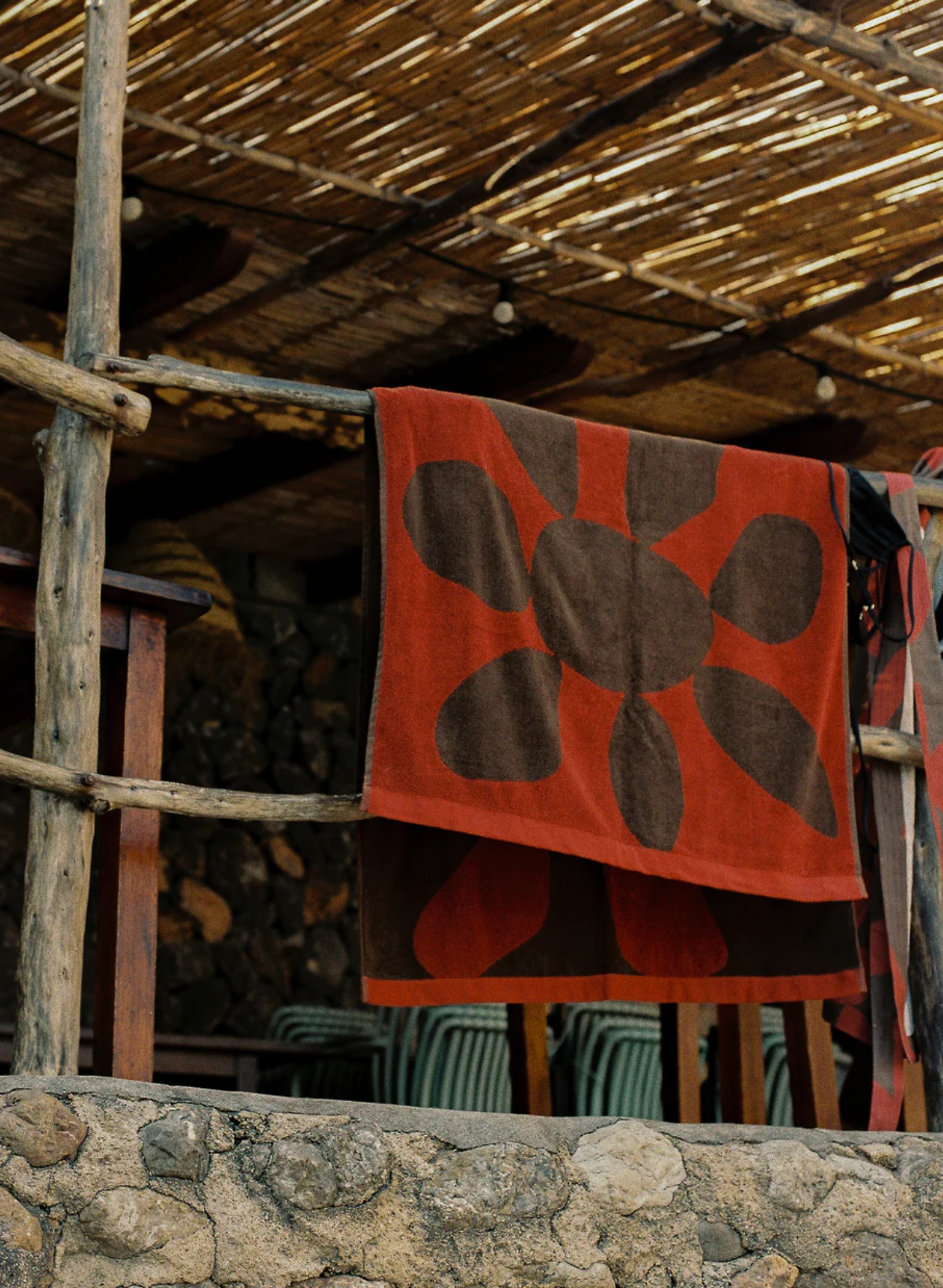 Calvi Towel - Red Ochre
