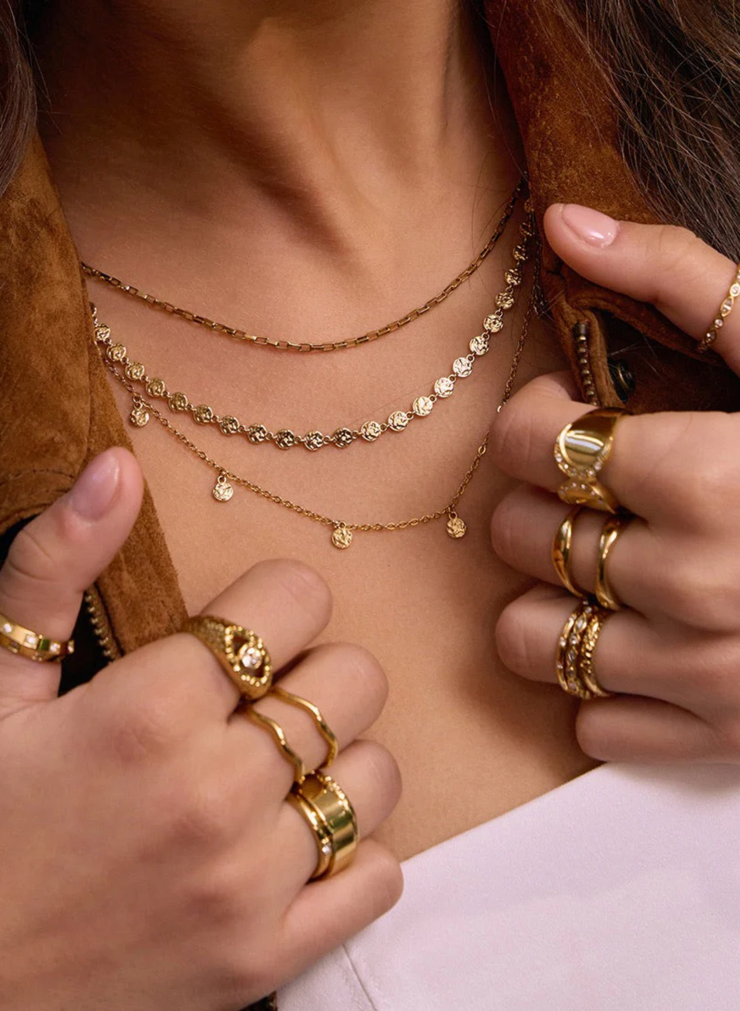 Zahara Gold Necklace