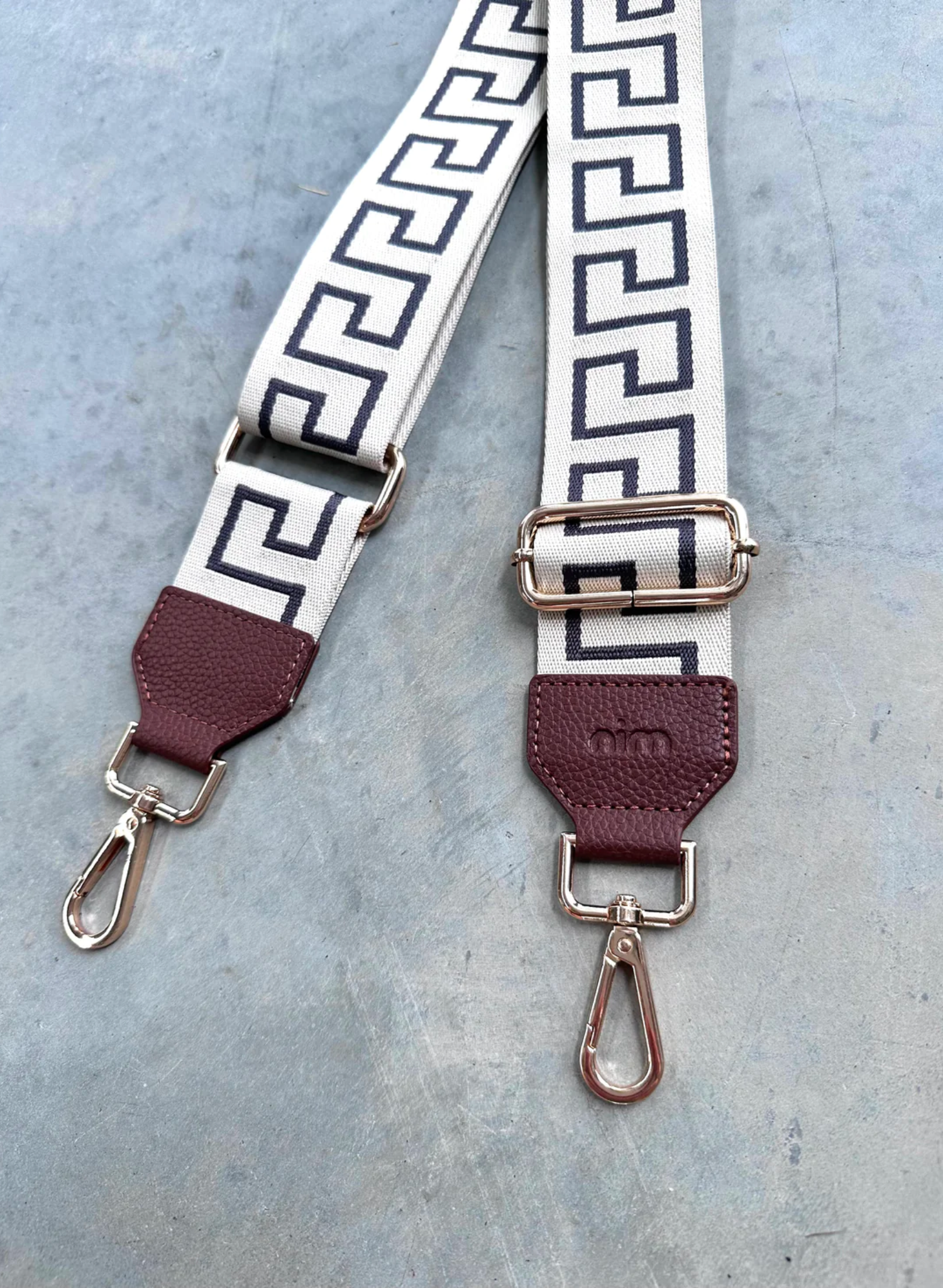 Shoulder Strap - Bone/Charcoal Key