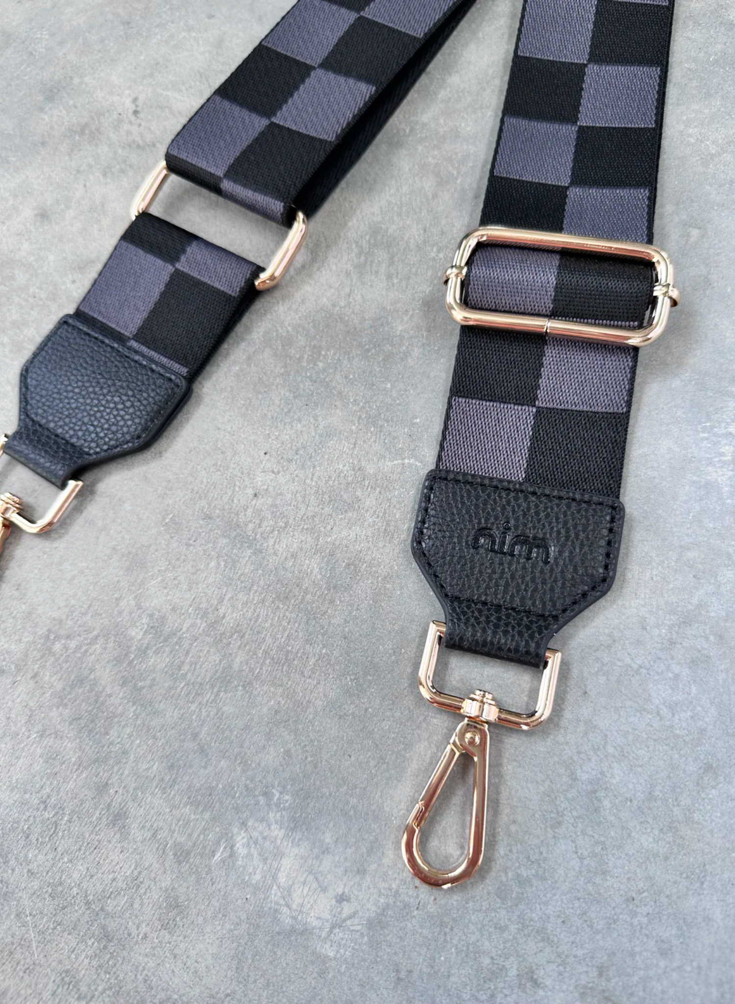 Shoulder Strap - Black Check