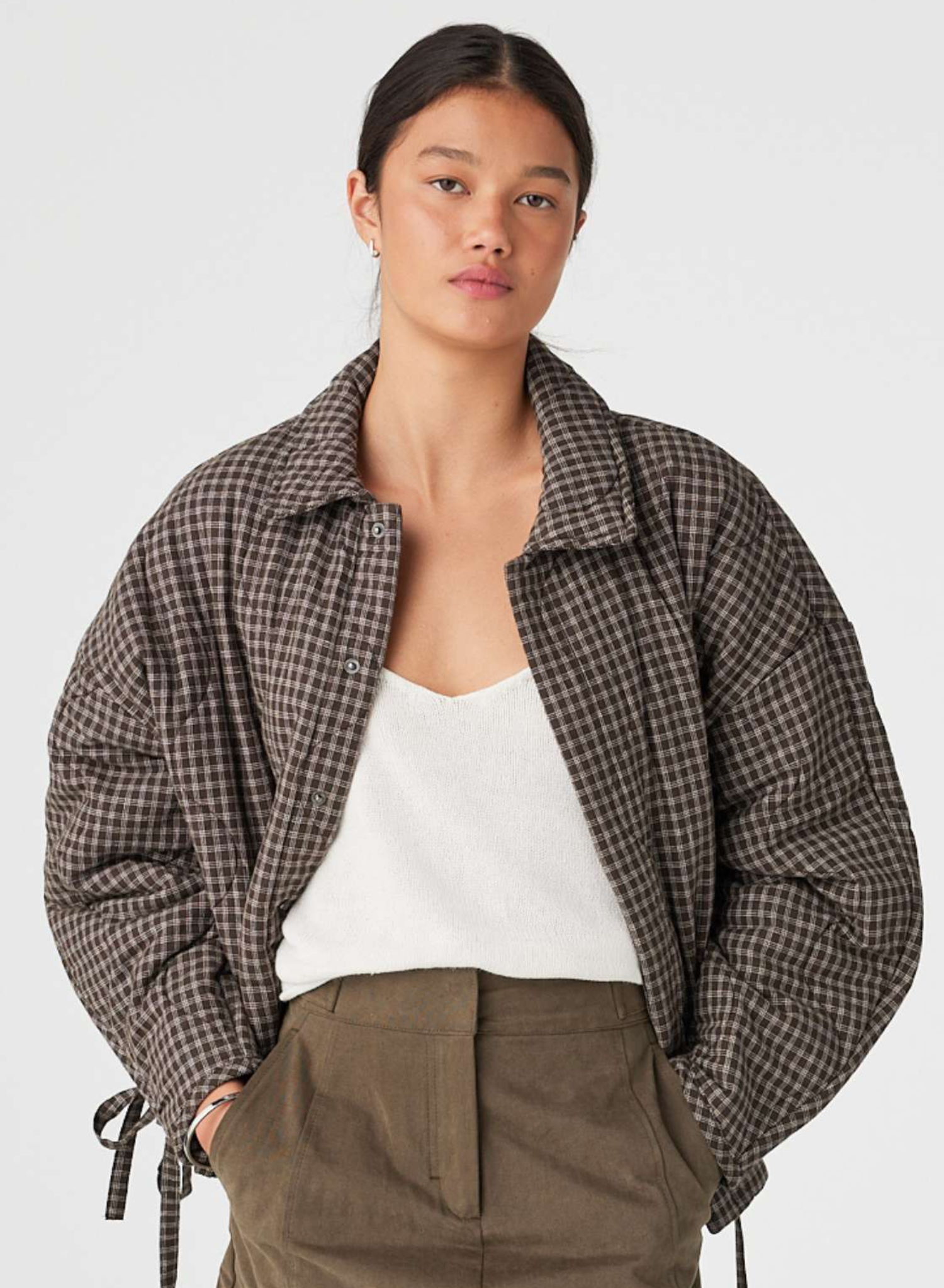 Matteo Jacket - Espresso Check