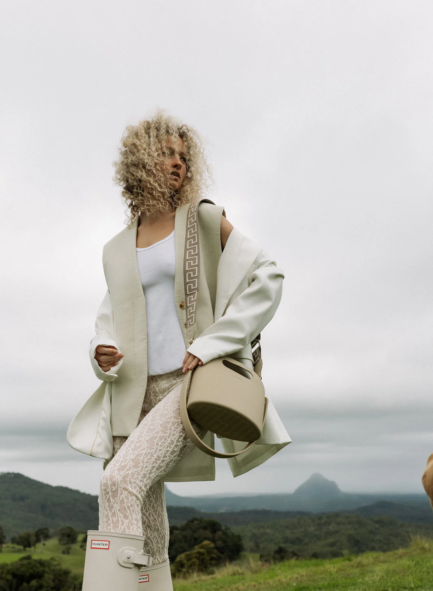 Shoulder Strap - Taupe/Creme