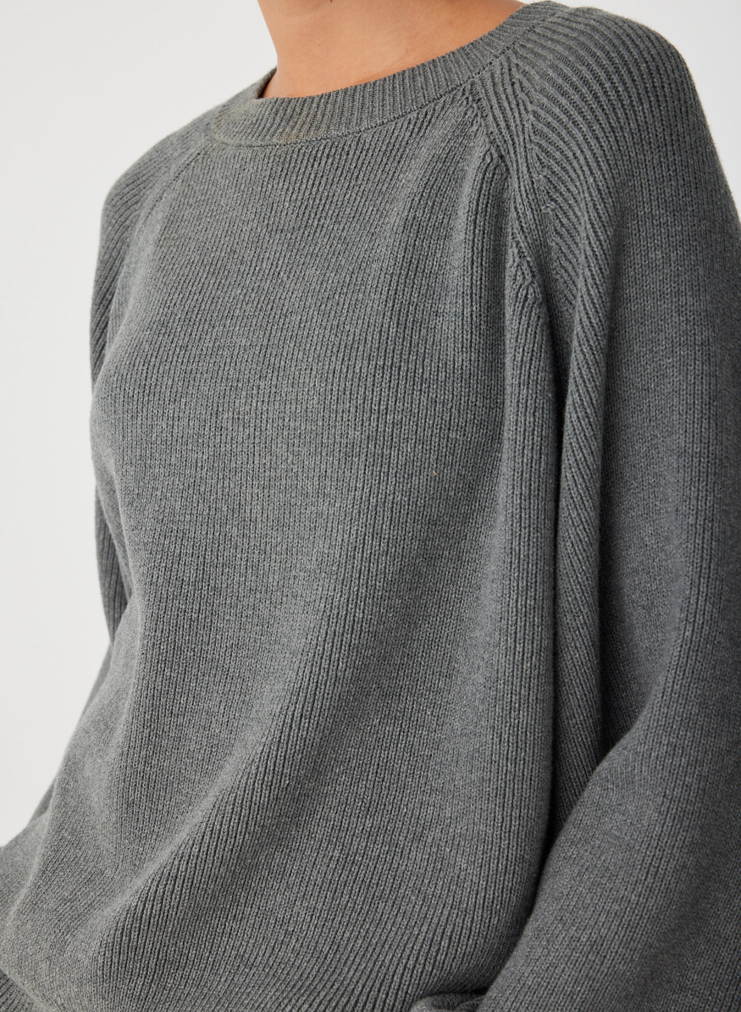 Emery Sweater - Dark Grey Marle
