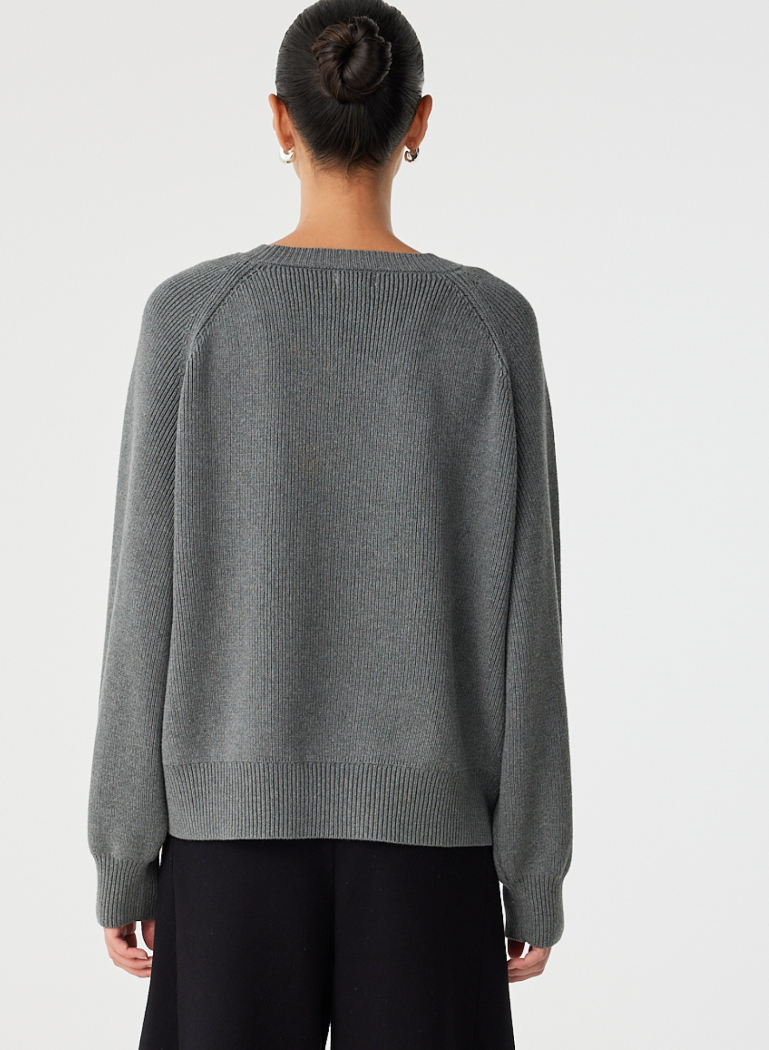 Emery Sweater - Dark Grey Marle
