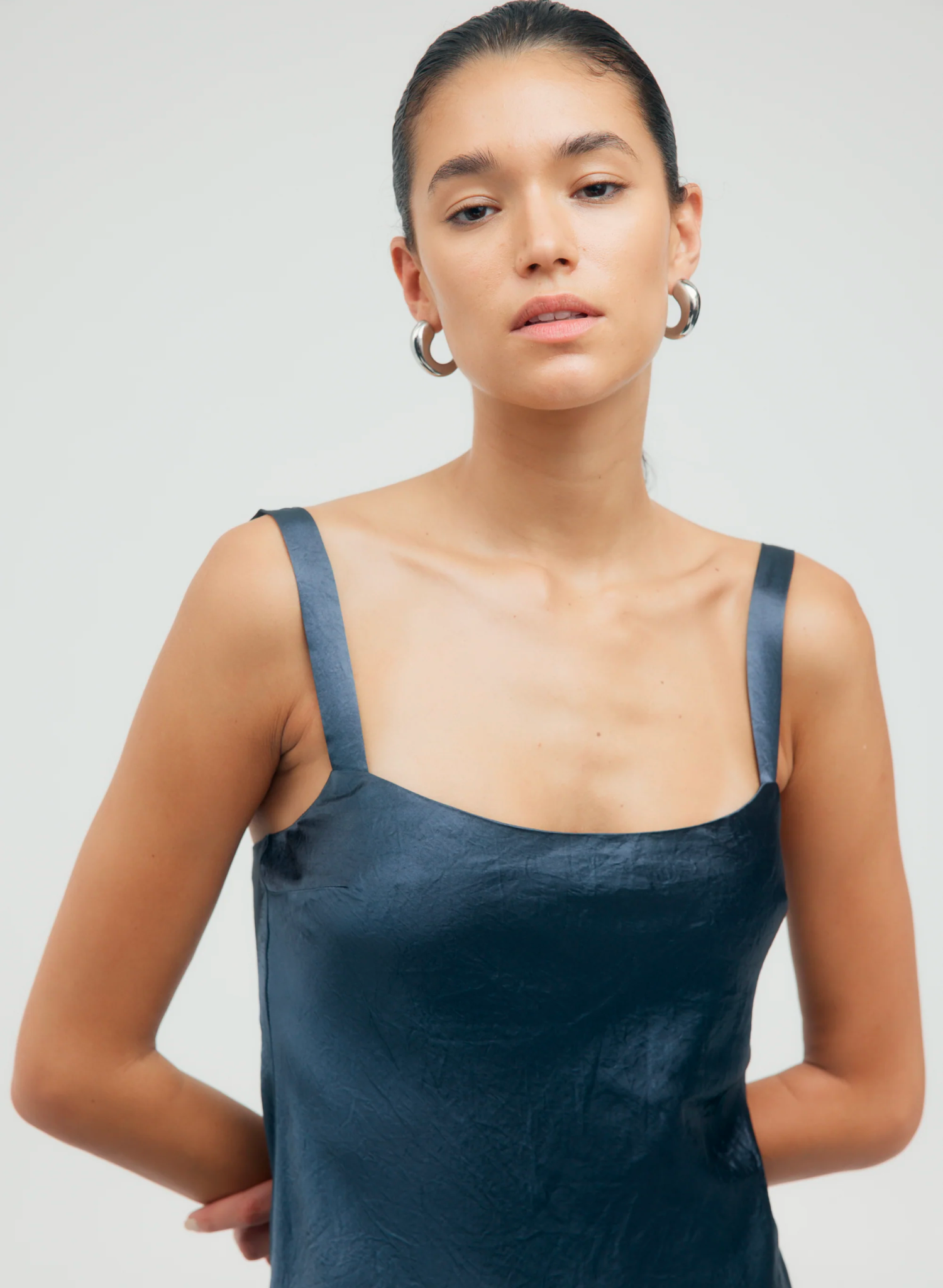 Crush Bias Classic Slip in Gun Metal