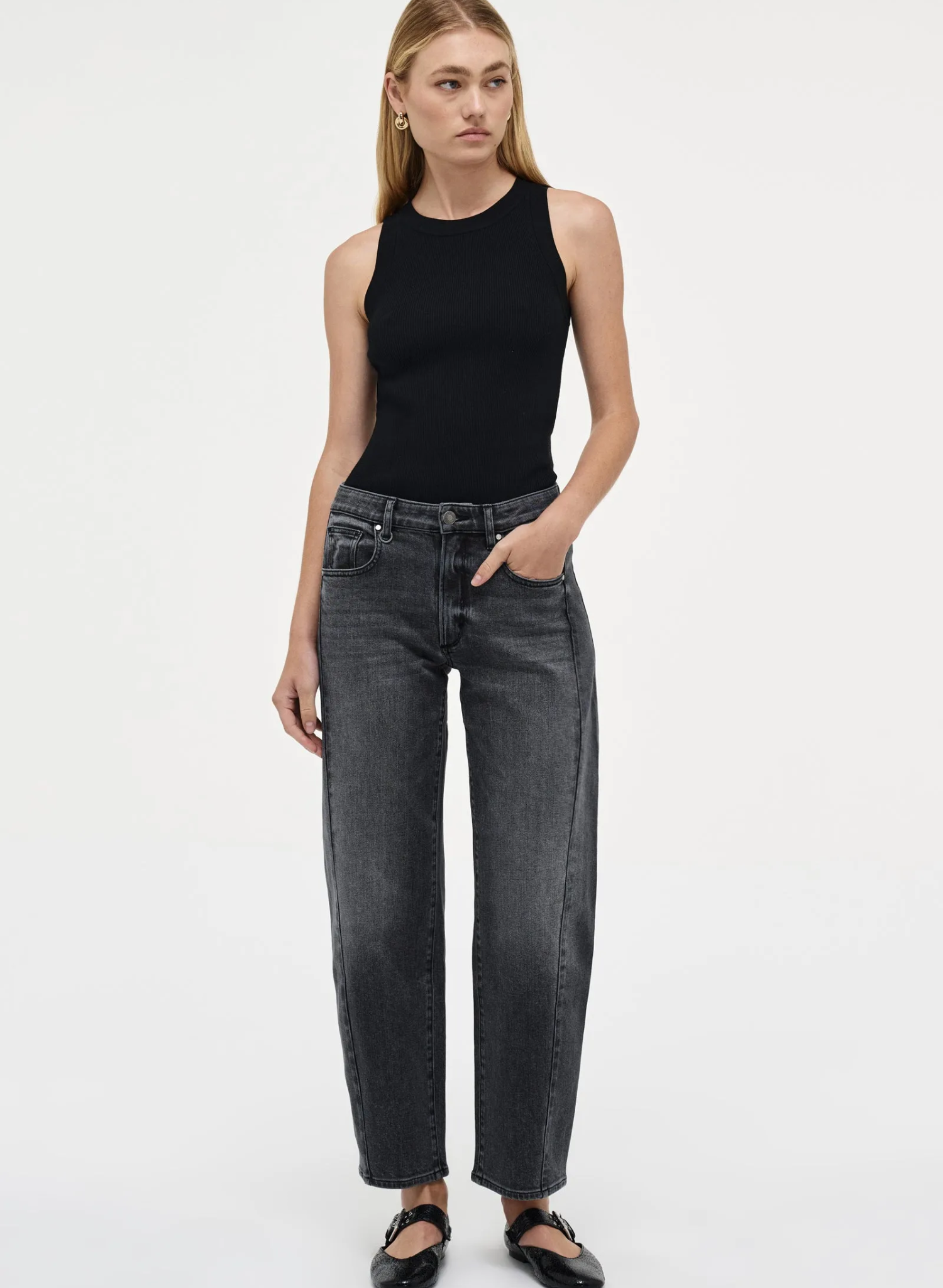 Amber Barrel - Washed Black