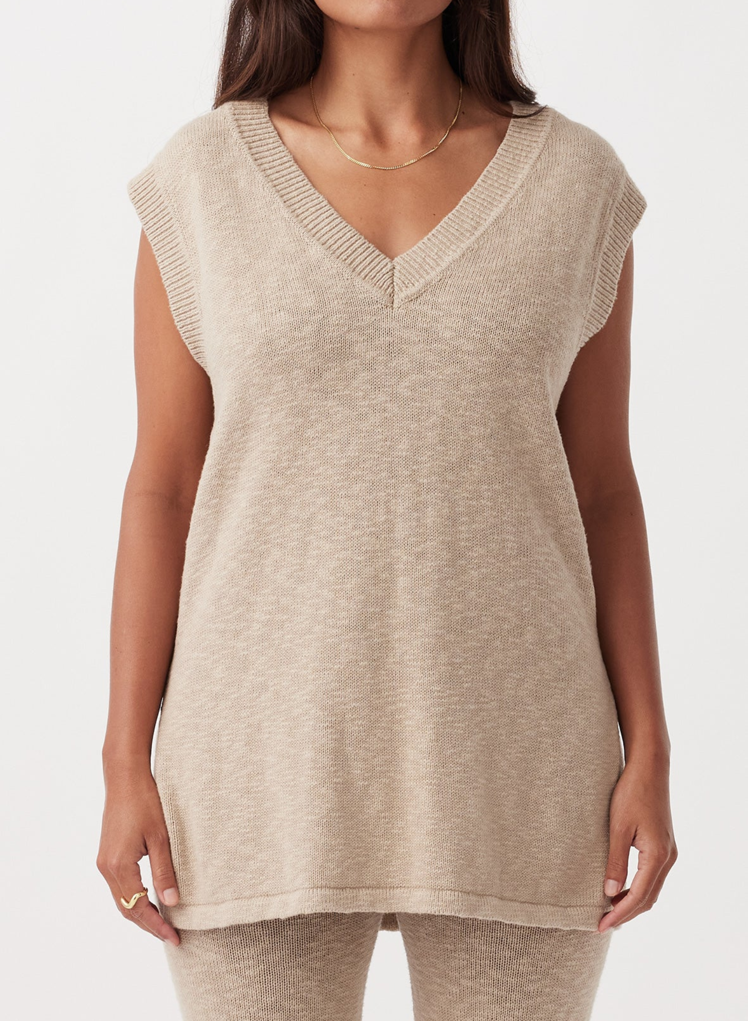 Emma Vest - Taupe