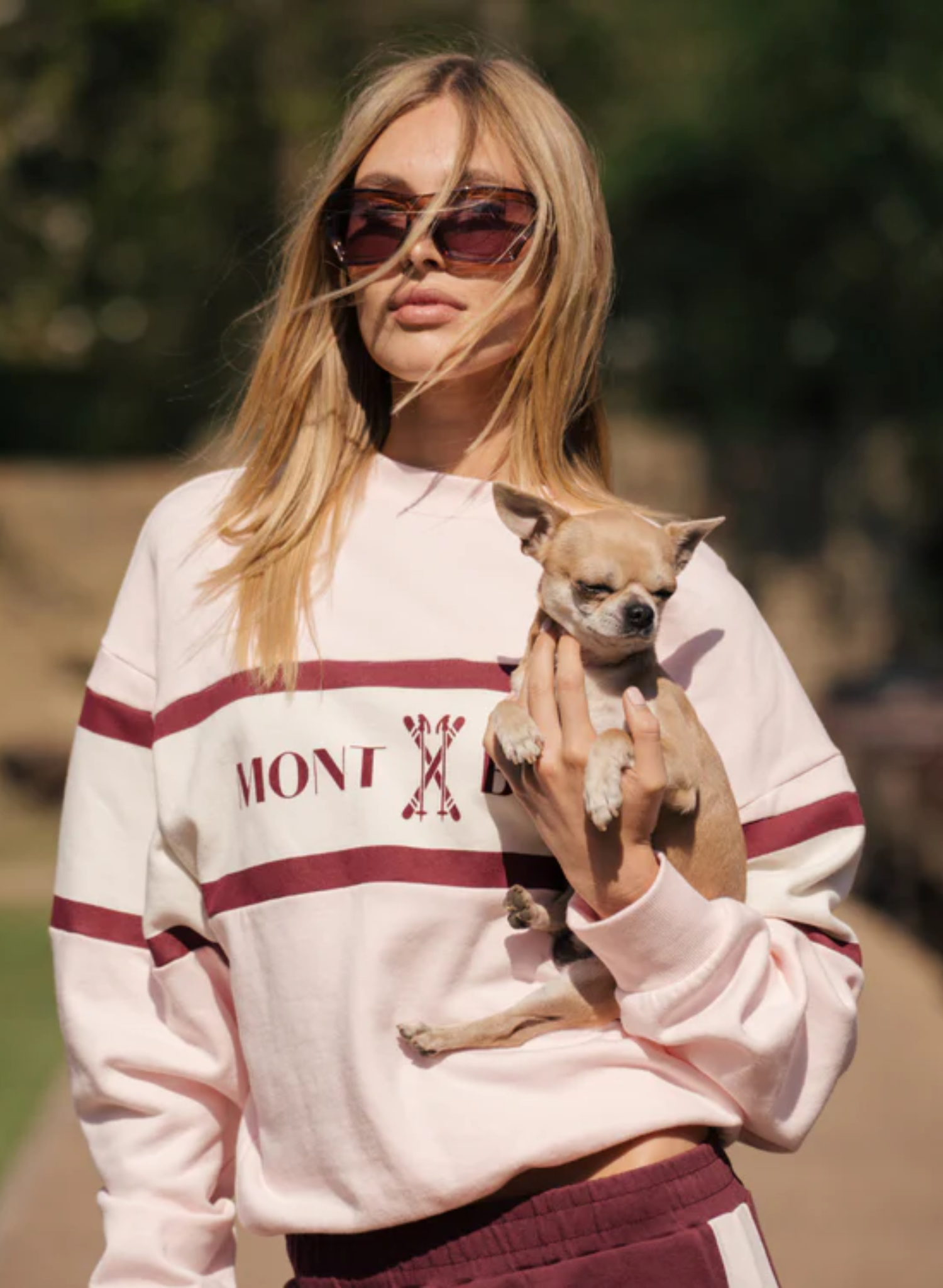 Alpine Sweatshirt in Light Blush