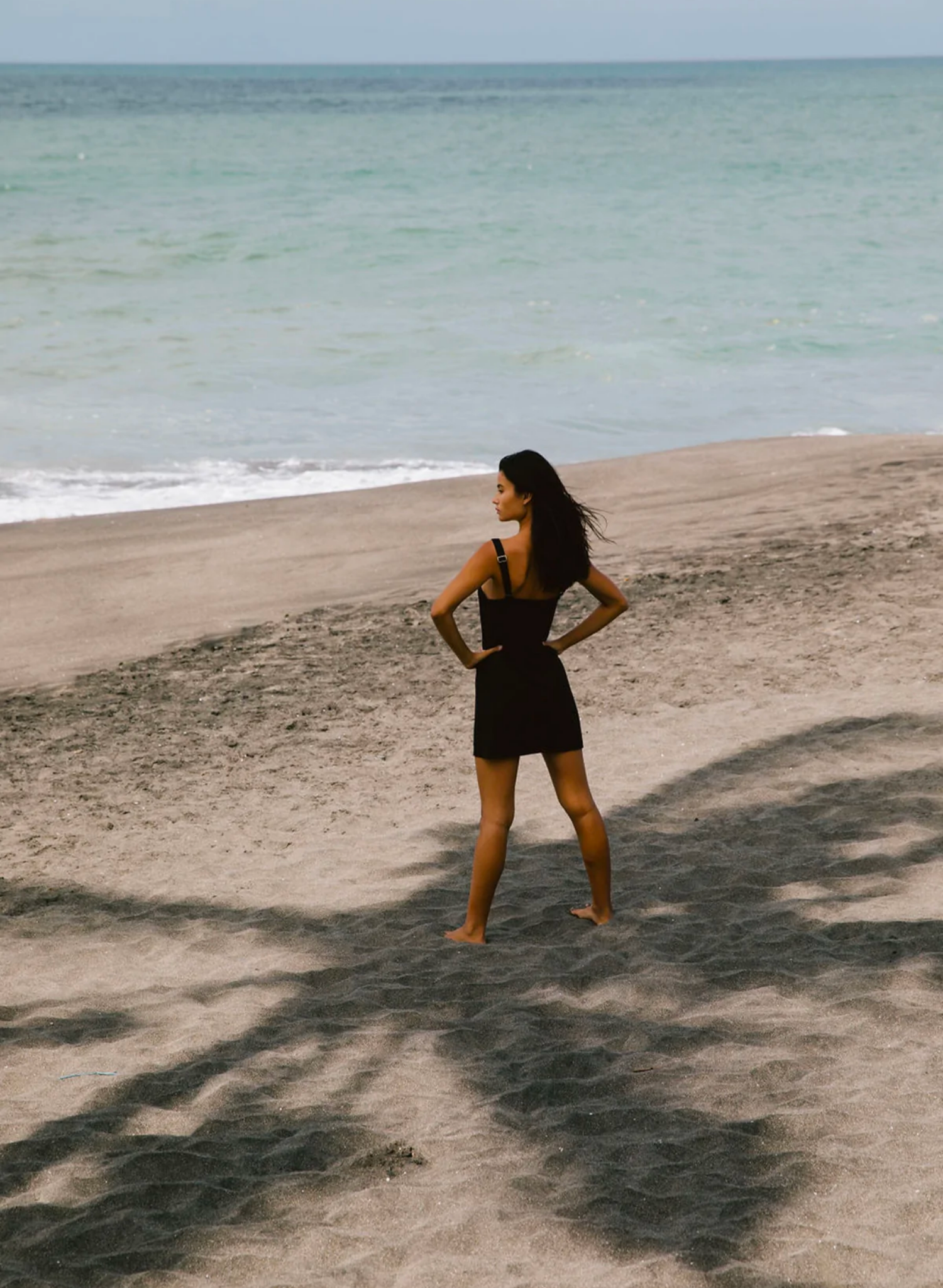 Sunny Hemp Dress in Black