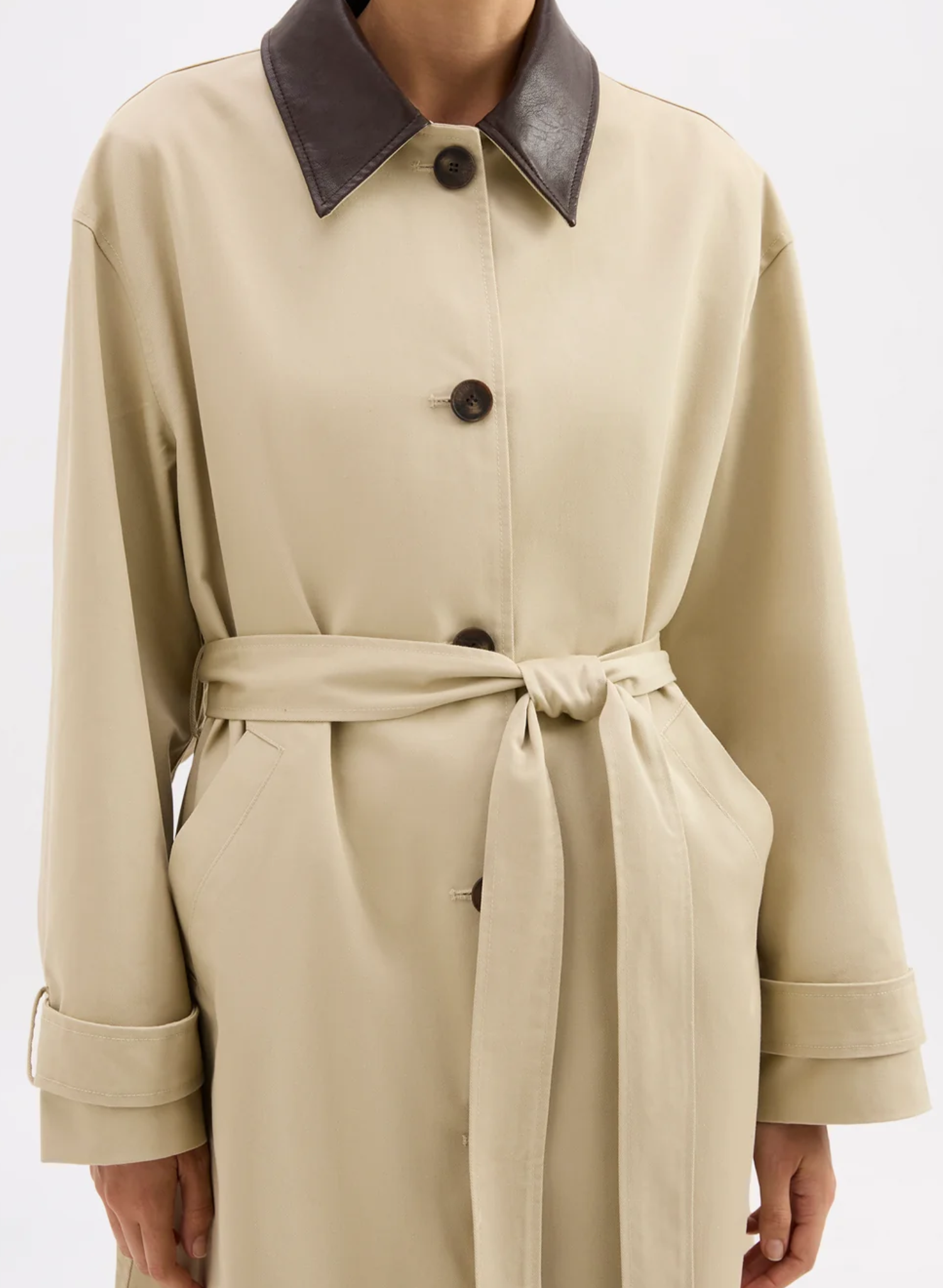 Vanita Car Coat - Fawn
