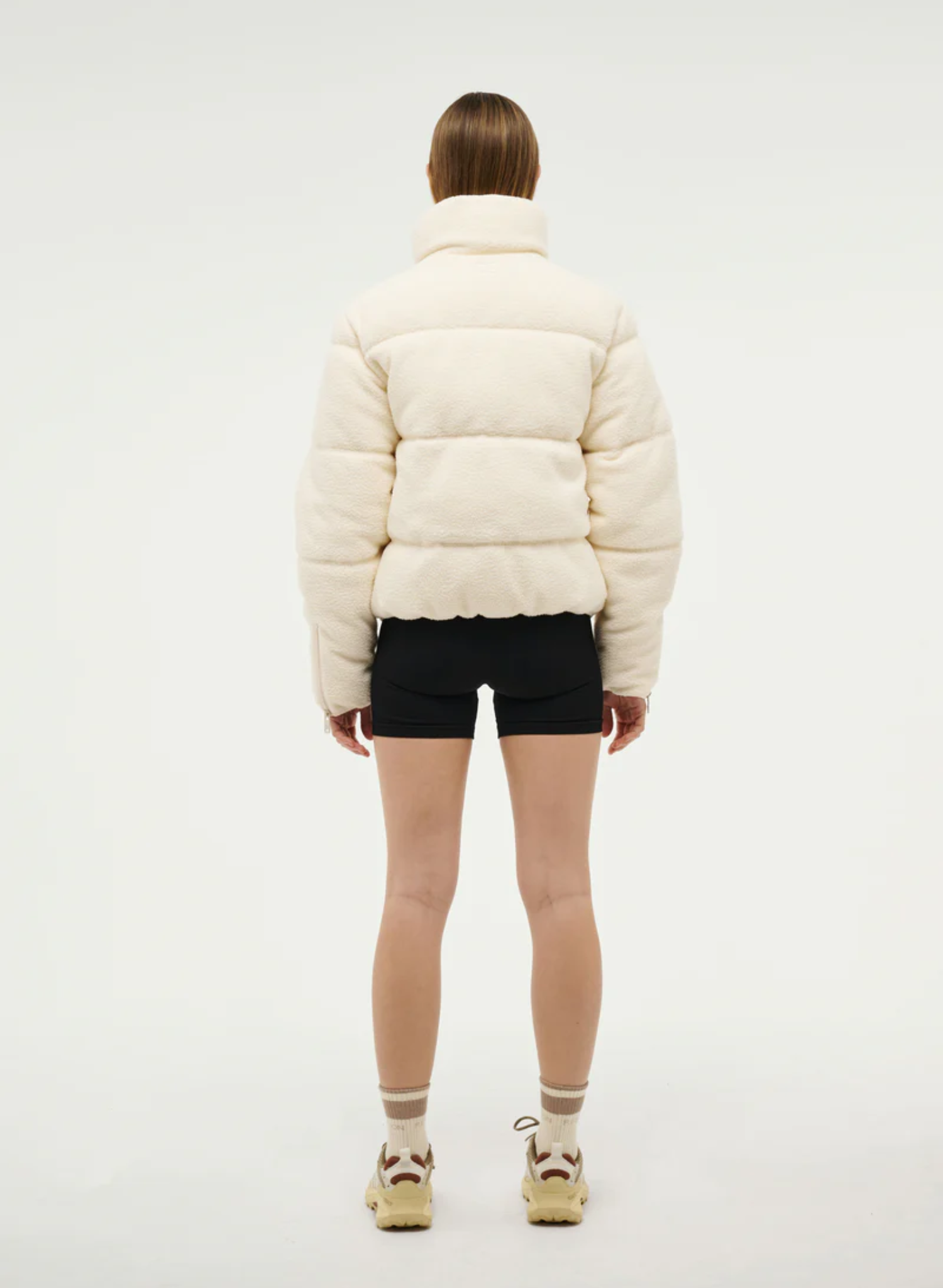 Fortune Sherpa Jacket in Whisper White