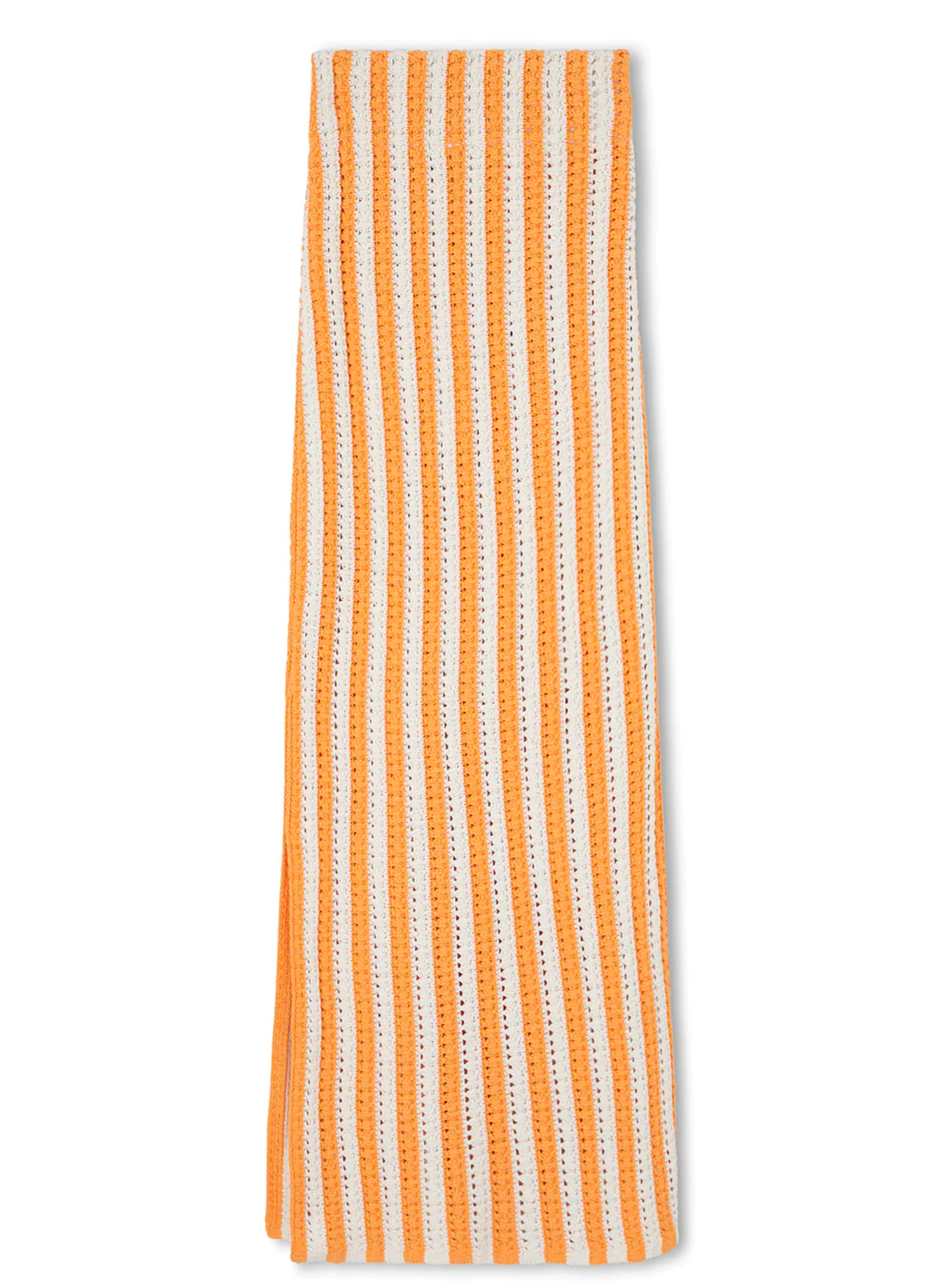 Golden Stripe Cotton Knit Skirt