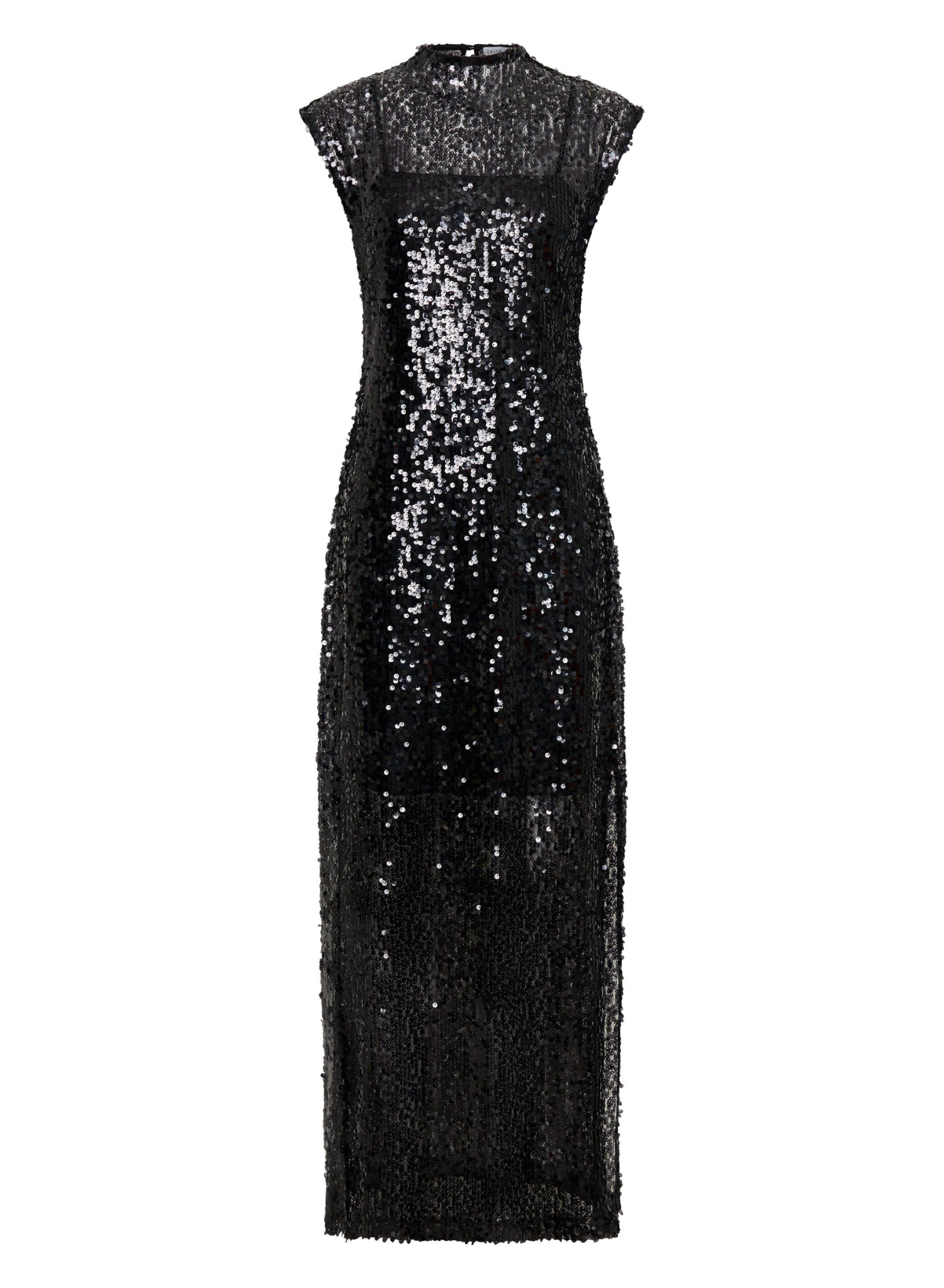 Reflection Sequin Maxi Dress - Black