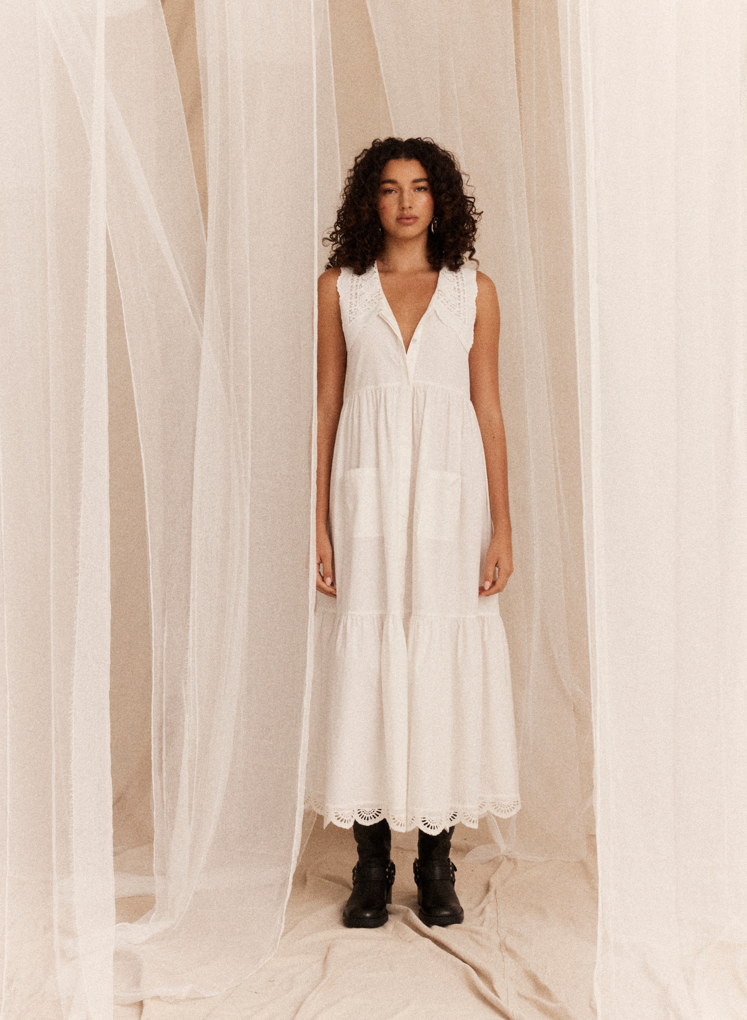 Florence Tulip Tiered Maxi Dress