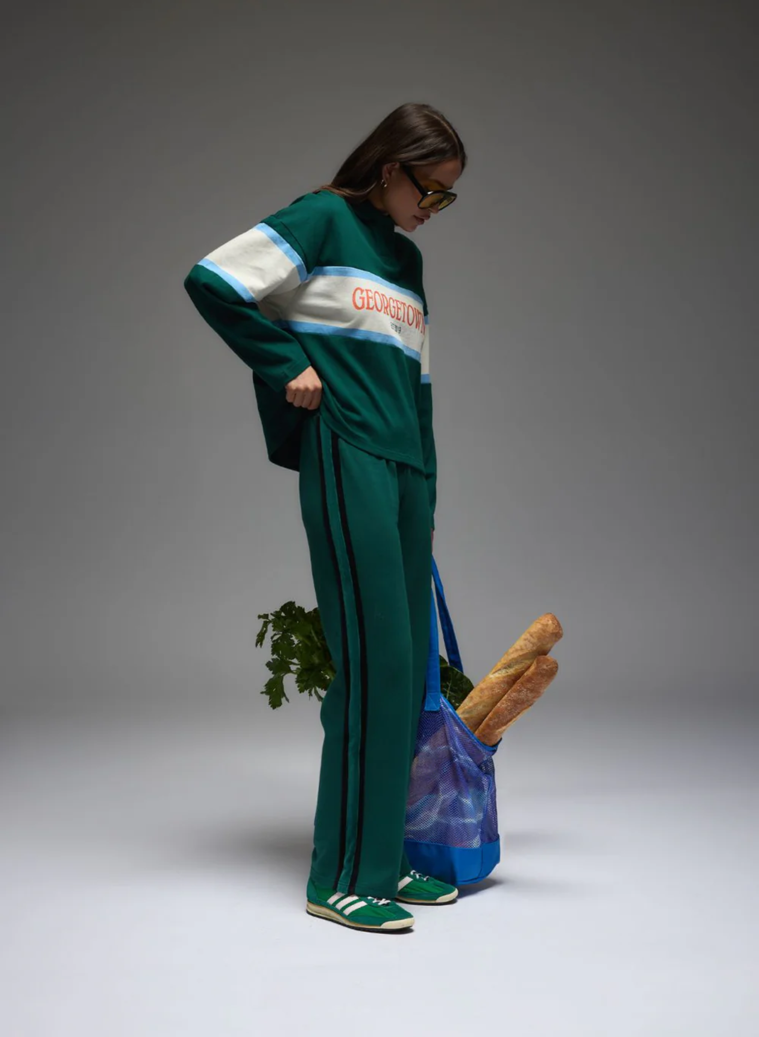 Cloe Knit Pant in Forest