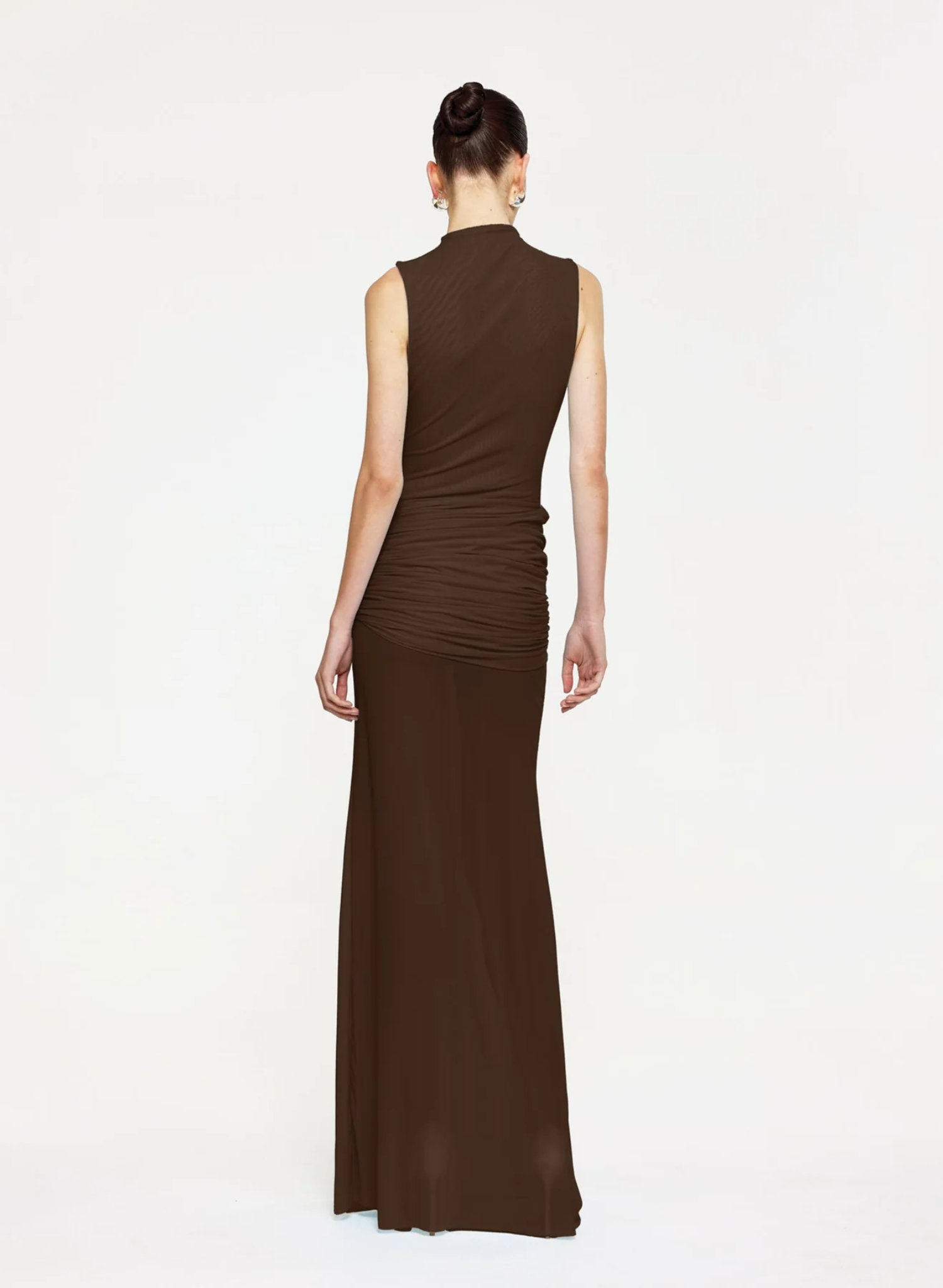 Roza Maxi Dress - Chocolate