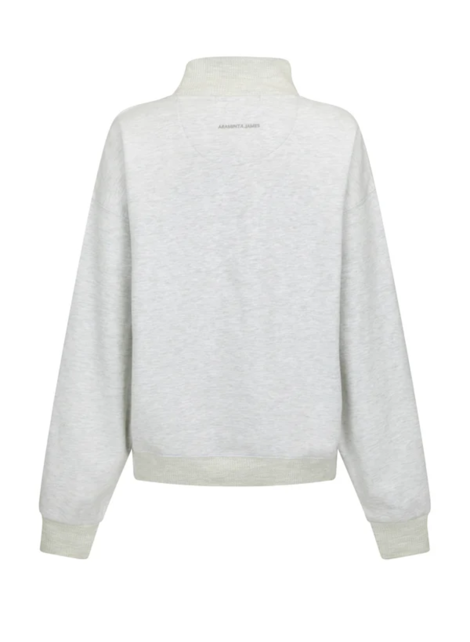 AJ Crest Turtleneck Sweatshirt in Cloud