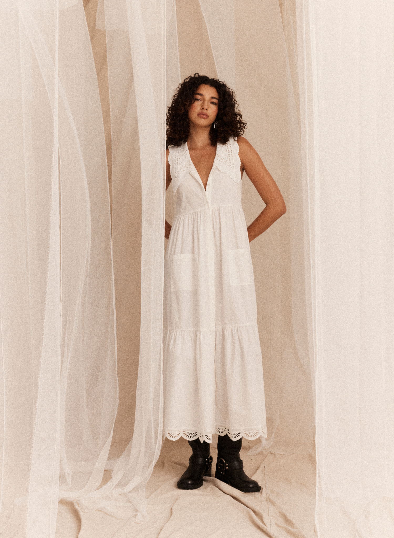 Florence Tulip Tiered Maxi Dress