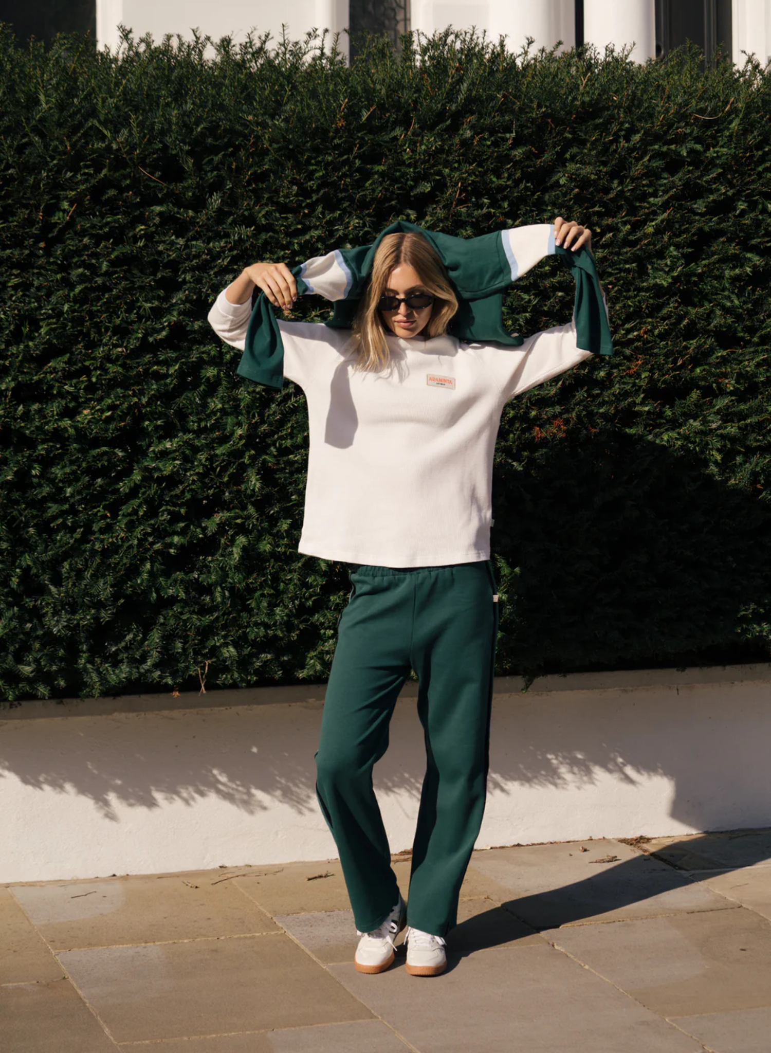 Cloe Knit Pant in Forest