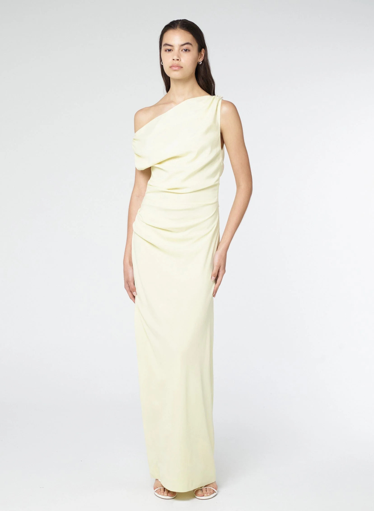 Athena Off Shoulder Maxi Dress | Sorbet