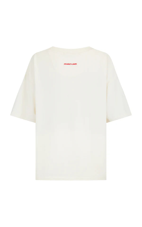 Lobster Oversized Tee Natural