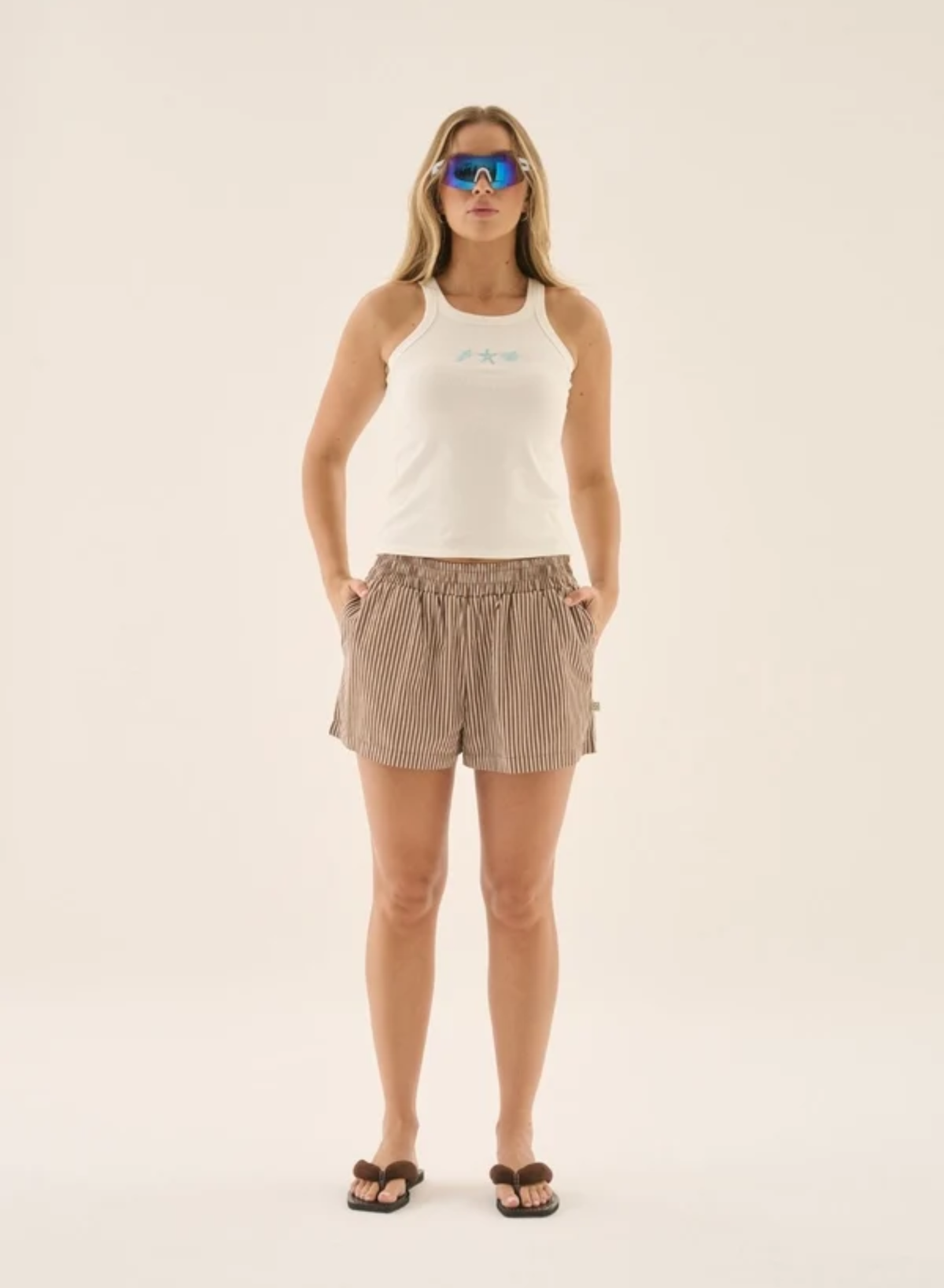 AJ Shell Tank - Snow