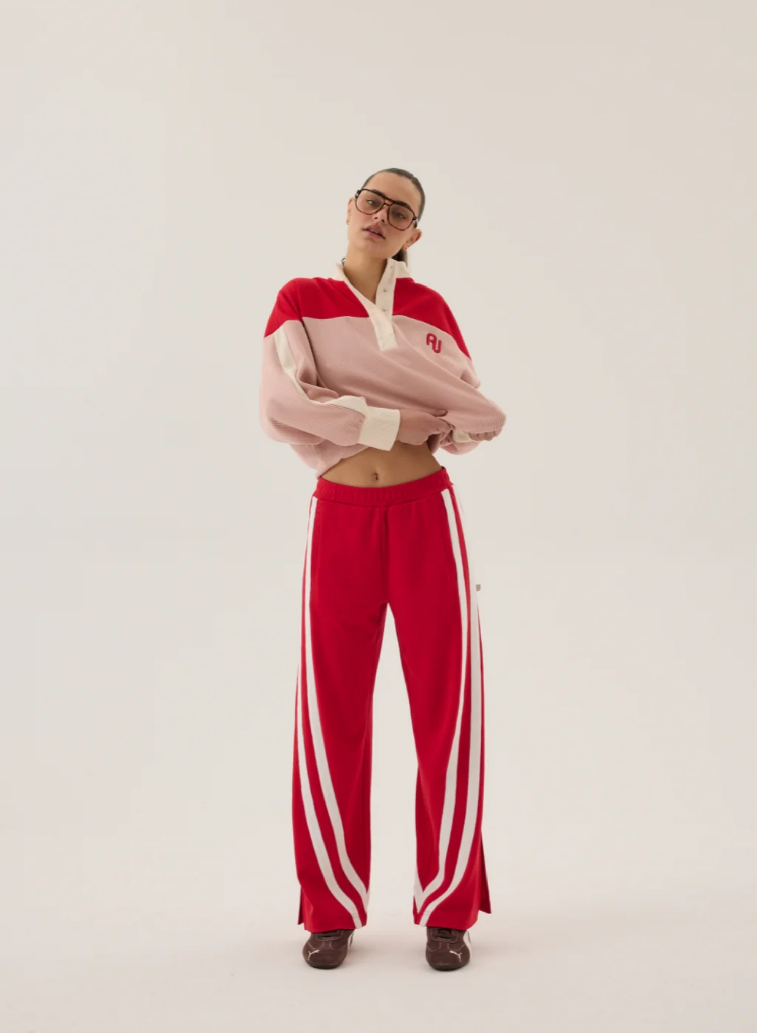 1996 Trackside Pant in Poppy Red