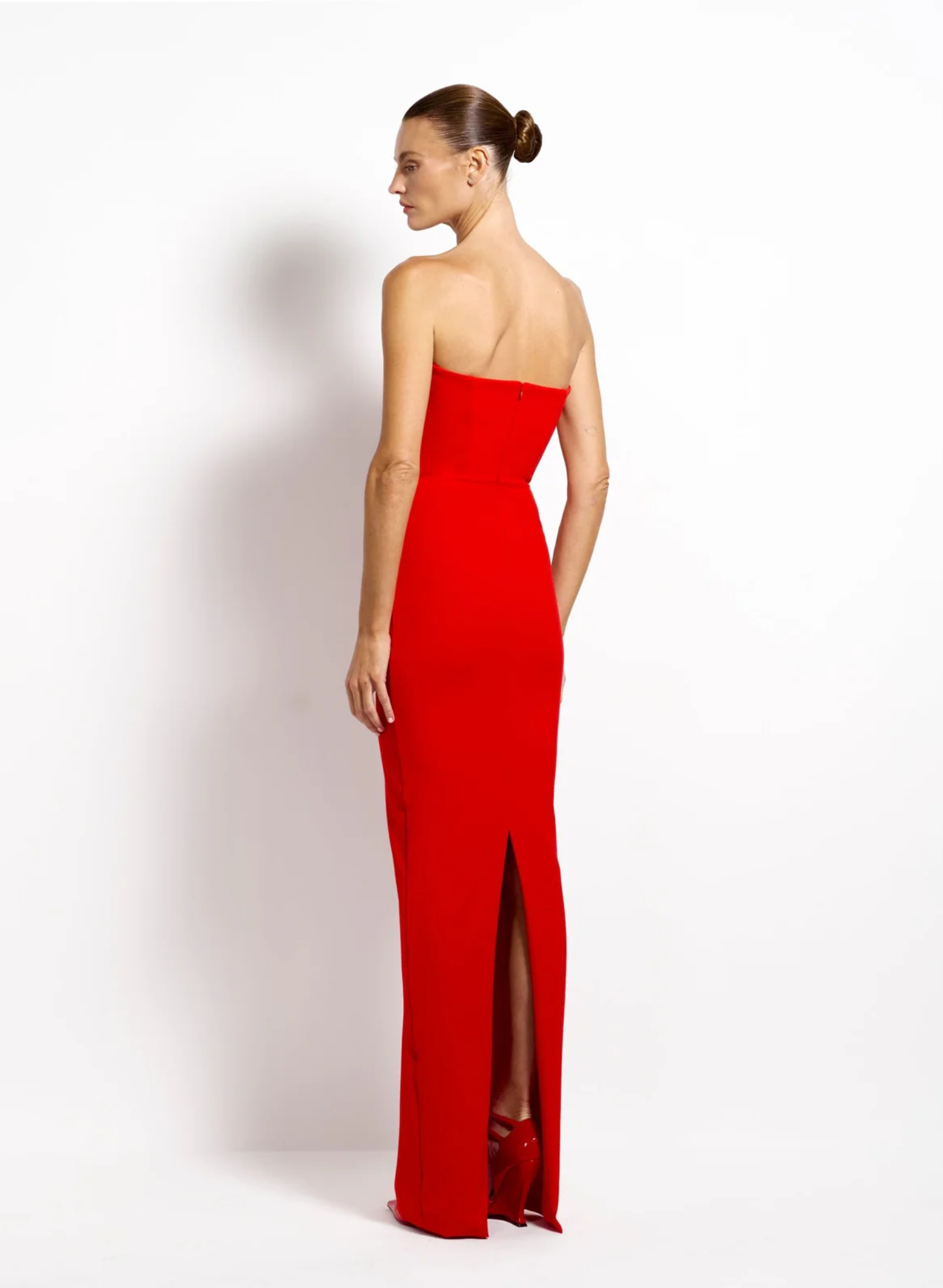 Addison Gown - Cherry Red