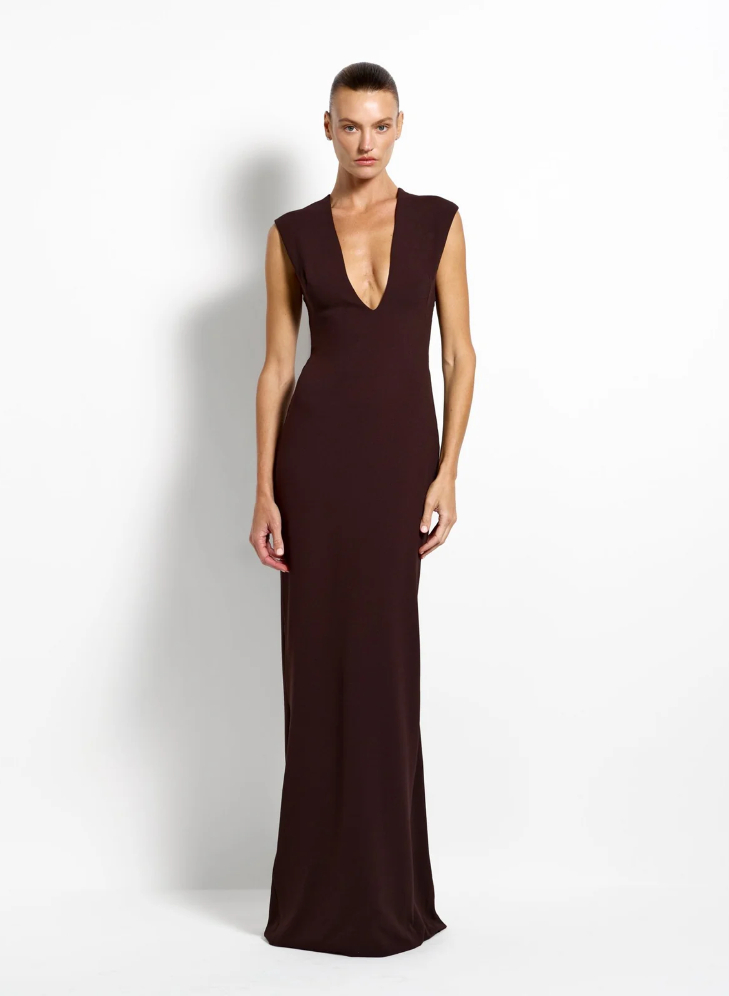 Analie Gown - Coffee
