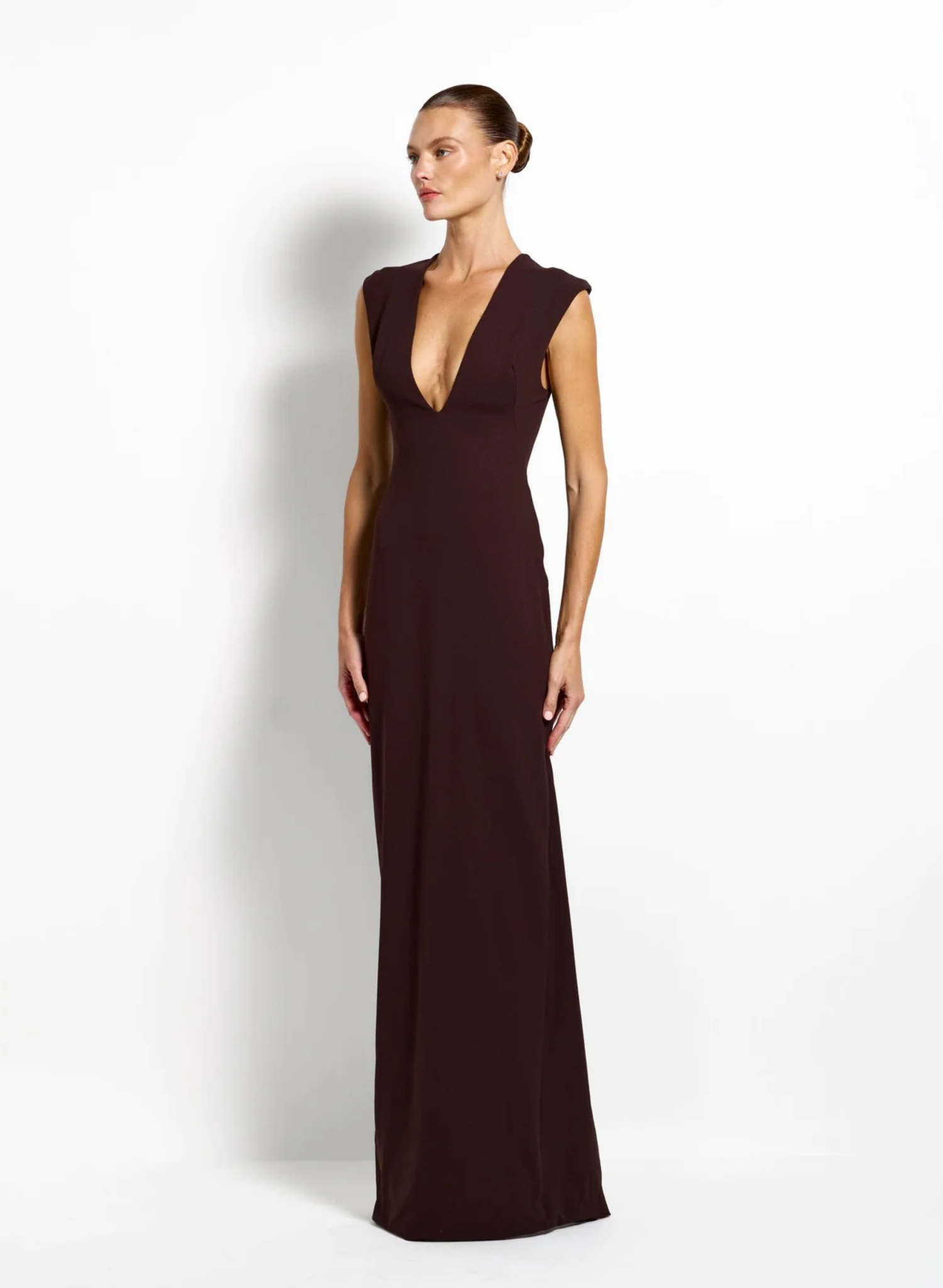 Analie Gown - Coffee