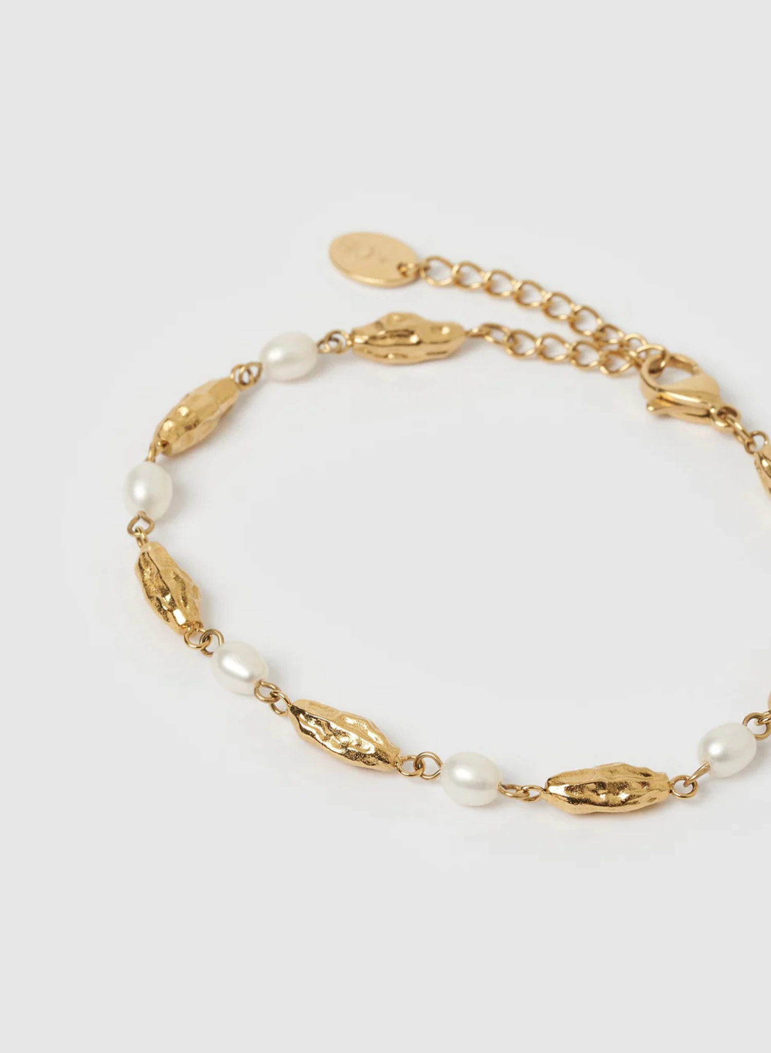 Mimi Pearl and Gold Bracelet