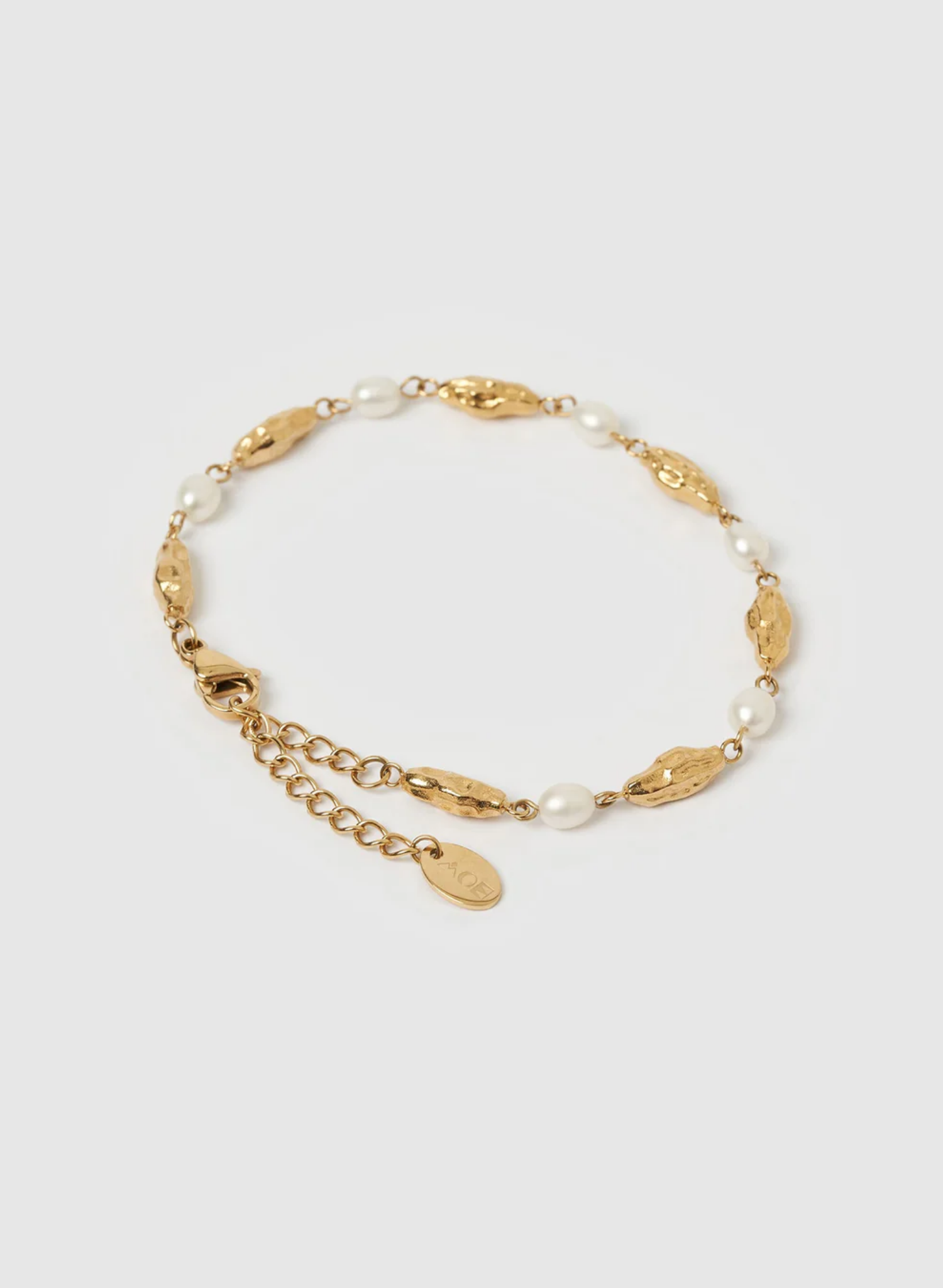 Mimi Pearl and Gold Bracelet